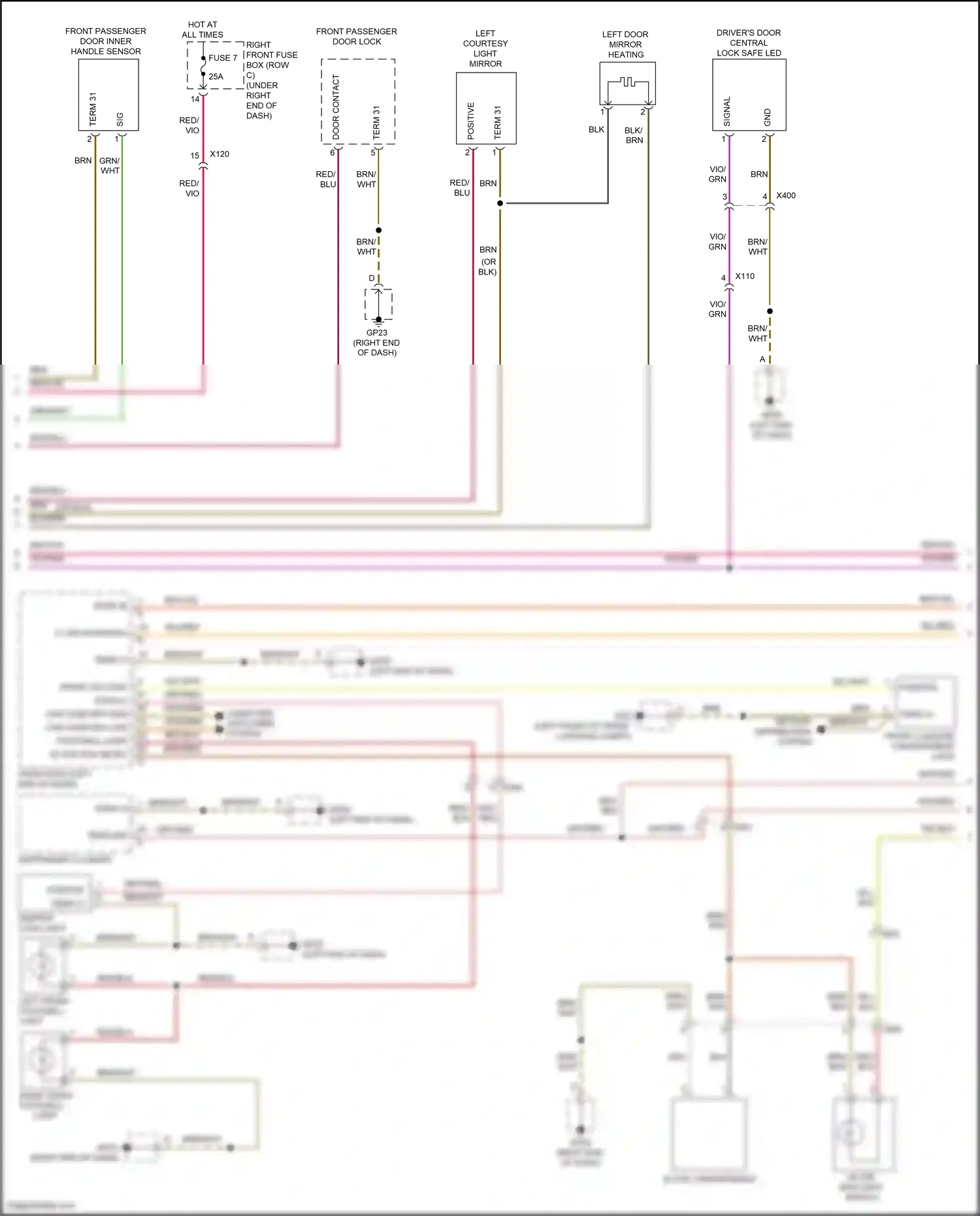 Wiring diagram computer data lines system for Porsche Cayman GT4 981 (2015-2016) (55 of 82)