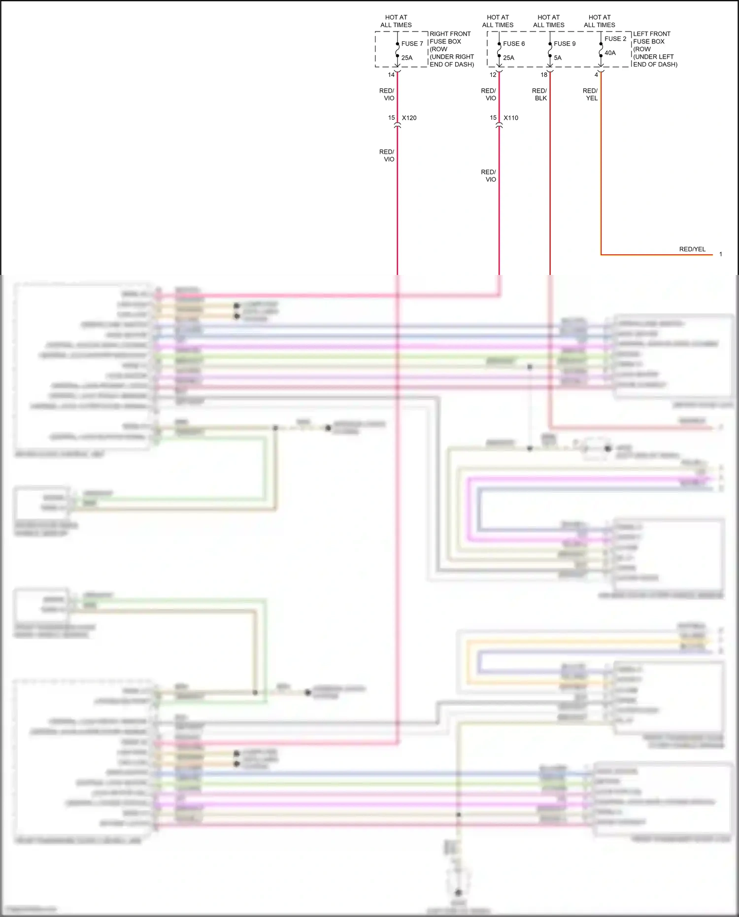 Wiring diagram computer data lines system for Porsche Cayman GT4 981 (2015-2016) (72 of 82)