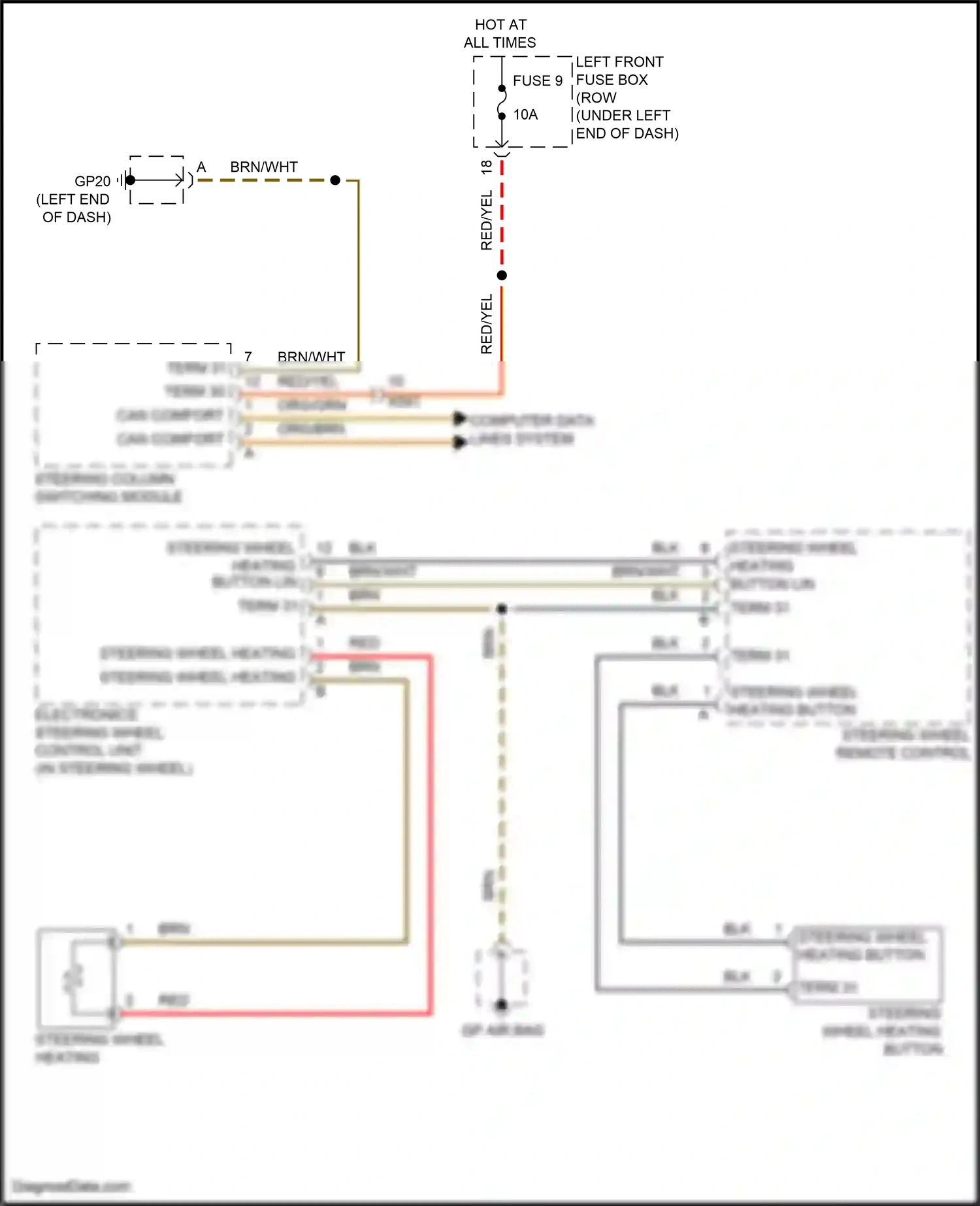 Wiring diagram computer data lines system for Porsche Cayman GT4 981 (2015-2016) (36 of 82)