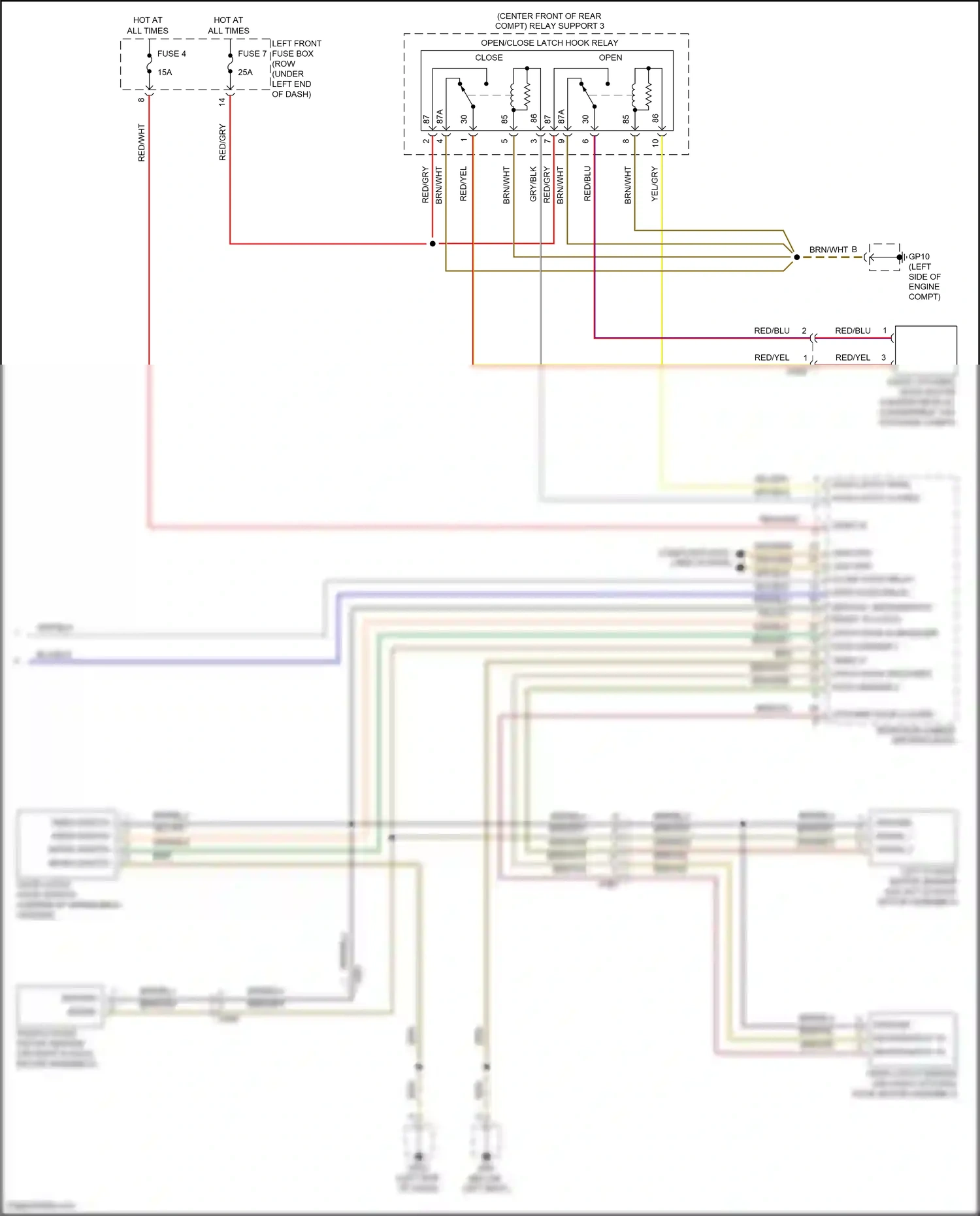 Wiring diagram computer data lines system for Porsche Cayman GT4 981 (2015-2016) (76 of 82)