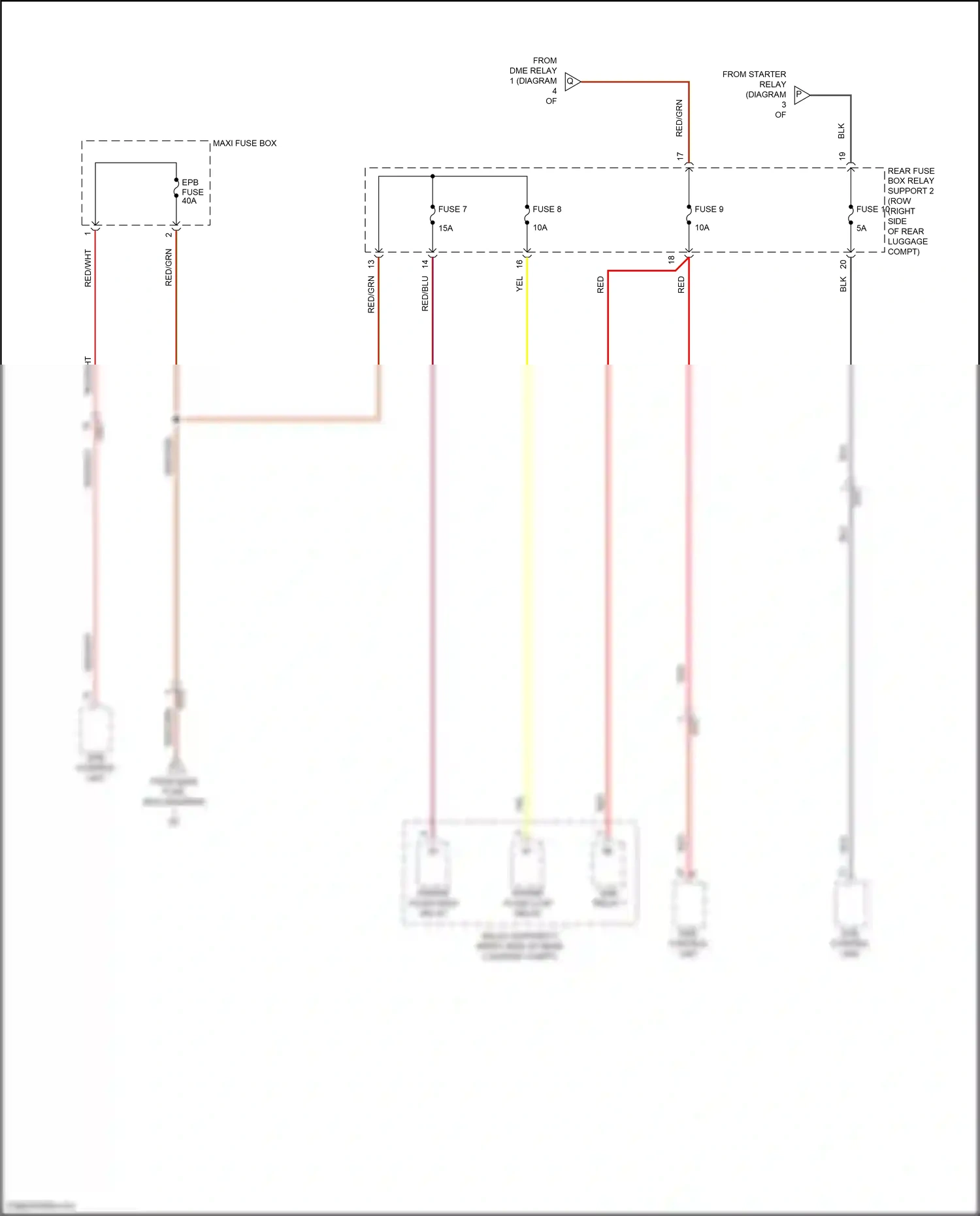 Wiring diagram engine flush low relay for Porsche Cayman GT4 981 (2015-2016) (5 of 7)