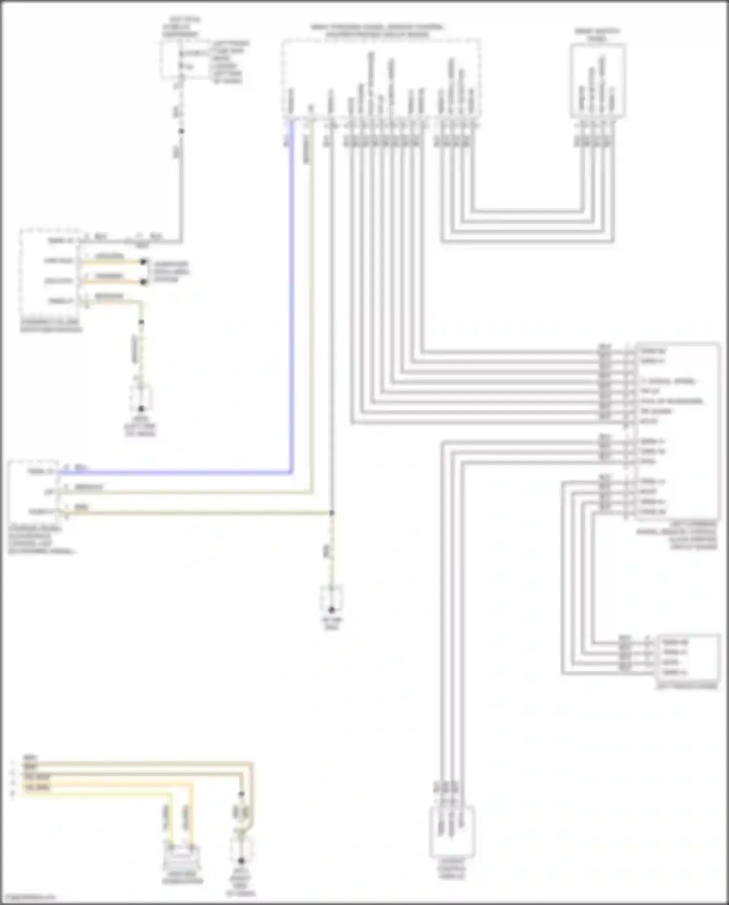 Wiring diagram fuse 6 for Porsche Cayman GT4 981 (2015-2016) (9 of 34)