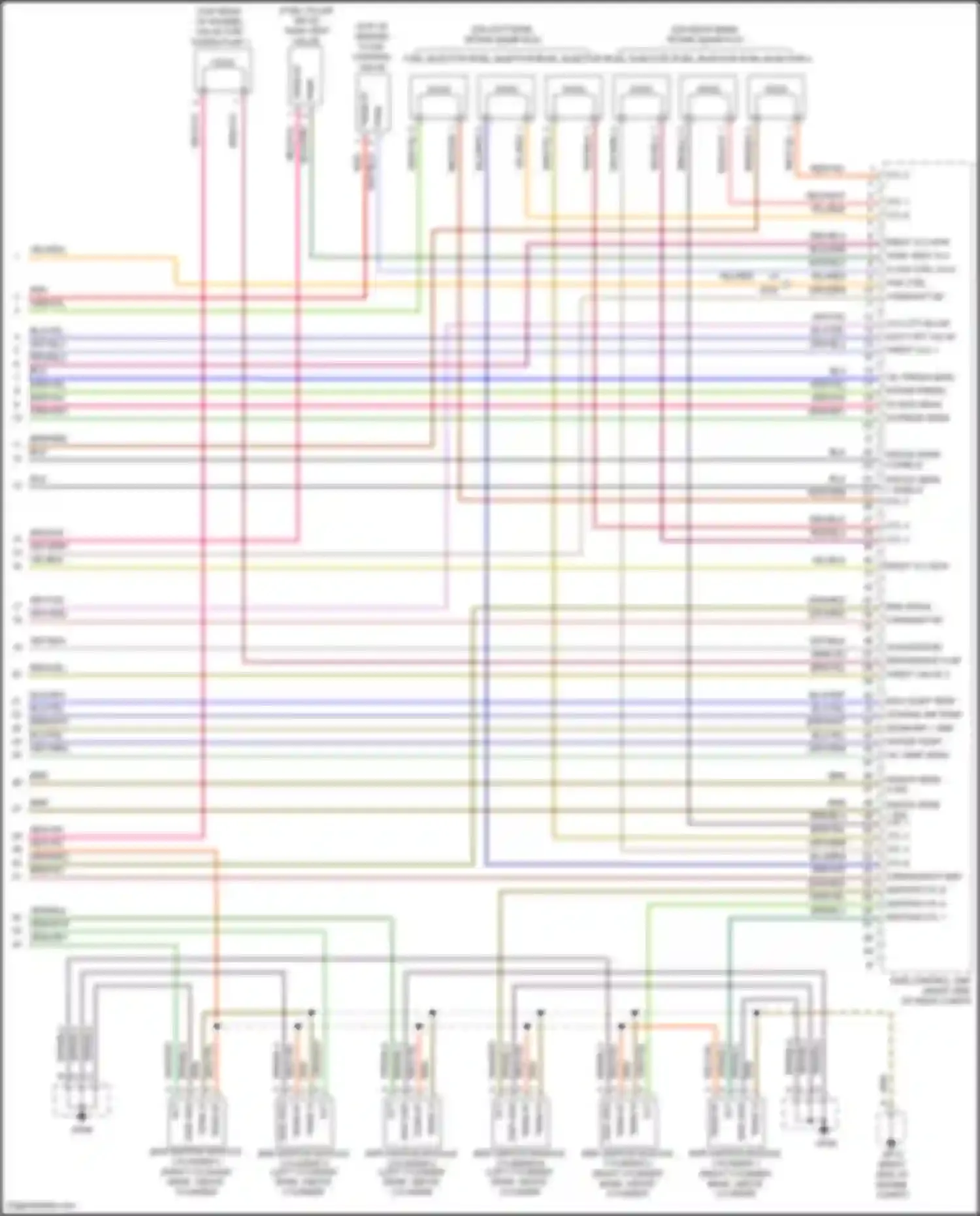Wiring diagram grn/blu for Porsche Cayman GT4 981 (2015-2016) (12 of 13)