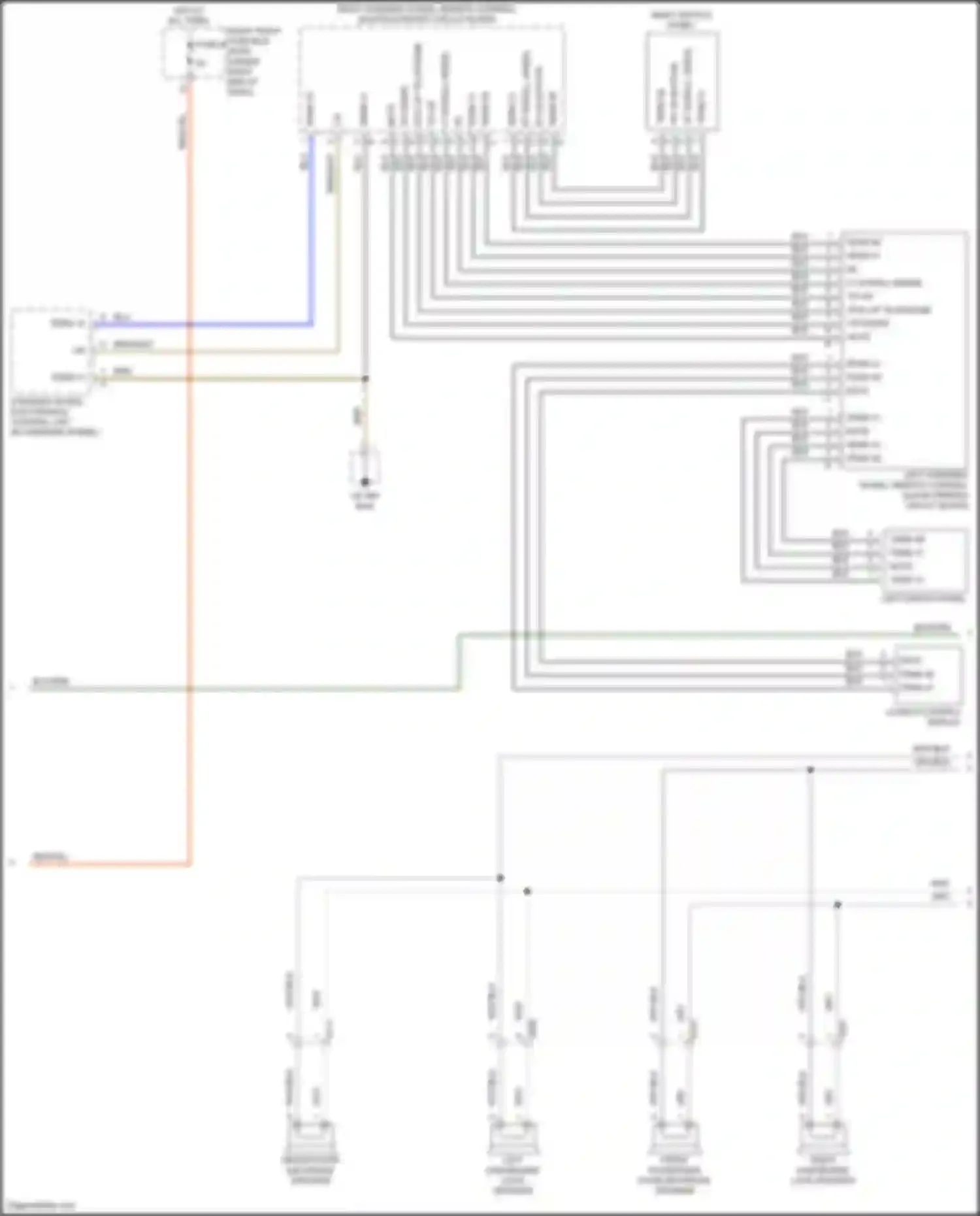 Wiring diagram tip-up for Porsche Cayman GT4 981 (2015-2016)