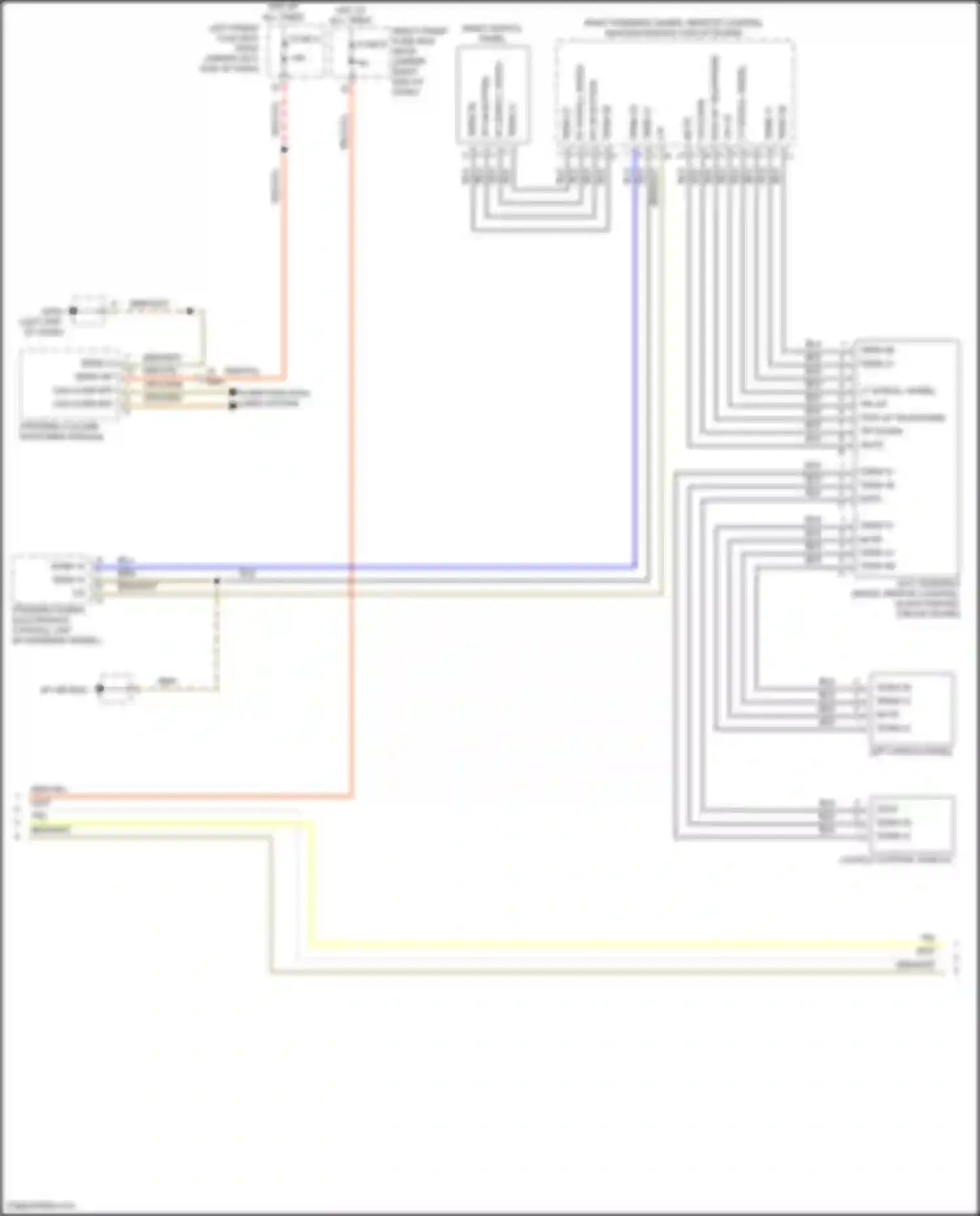 Wiring diagram tip-up for Porsche Cayman GT4 981 (2015-2016)