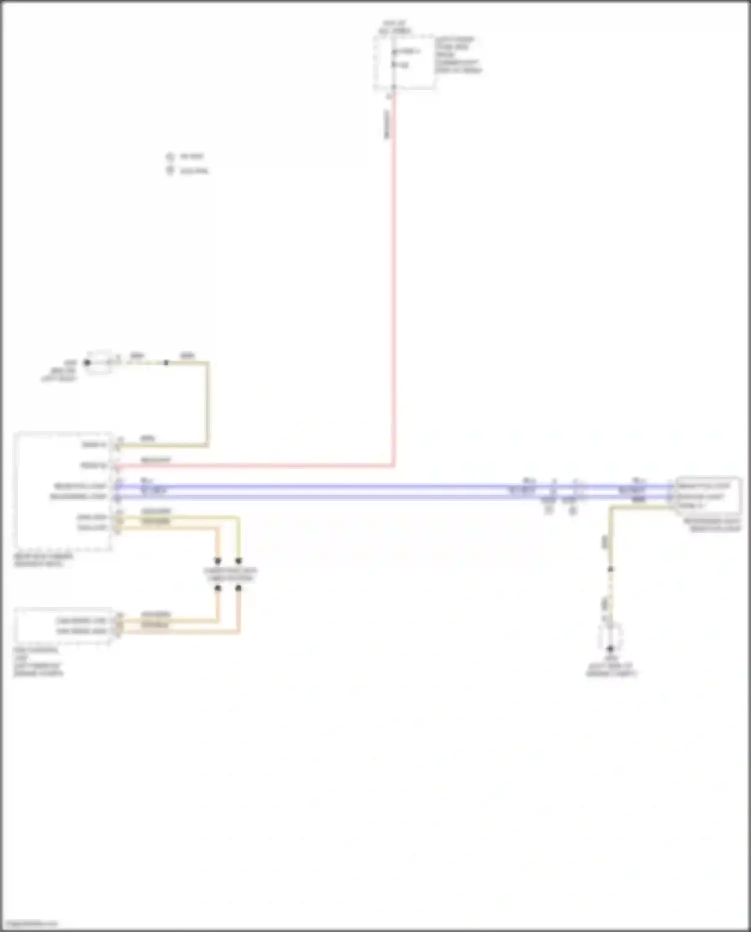 Wiring diagram computer data lines system for Porsche Cayman GT4 981 (2015-2016)