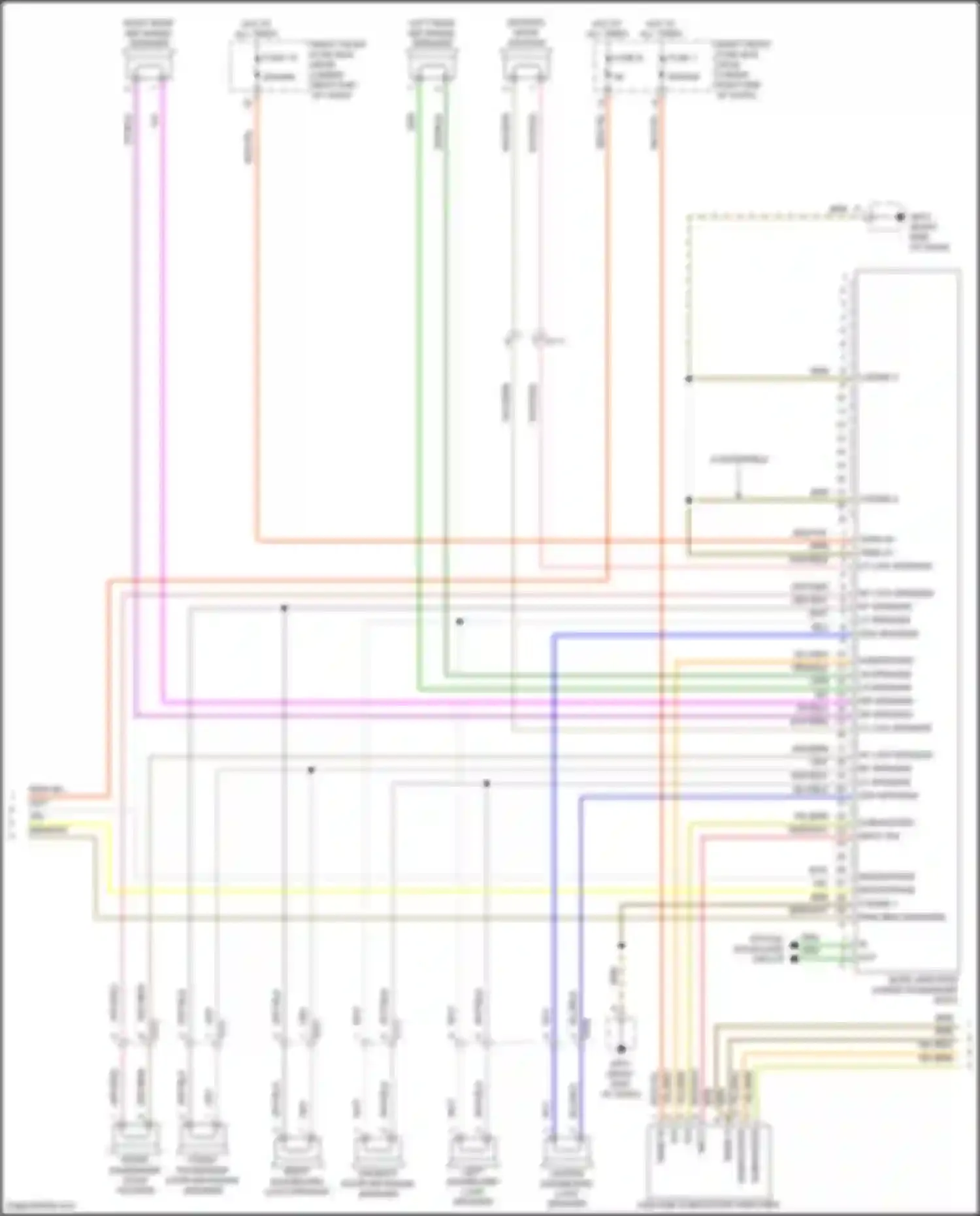 Wiring diagram input sig for Porsche Cayman GT4 981 (2015-2016)