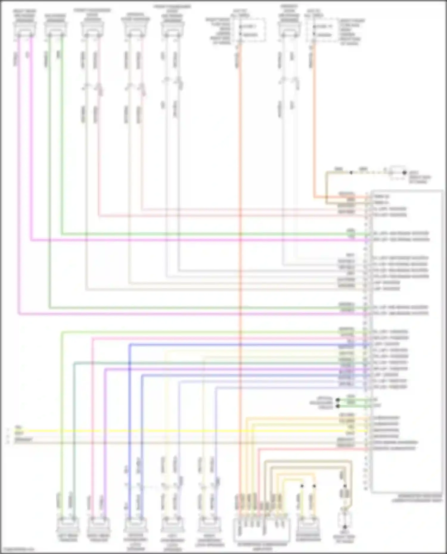 Wiring diagram grn/blk for Porsche Cayman GT4 981 (2015-2016)