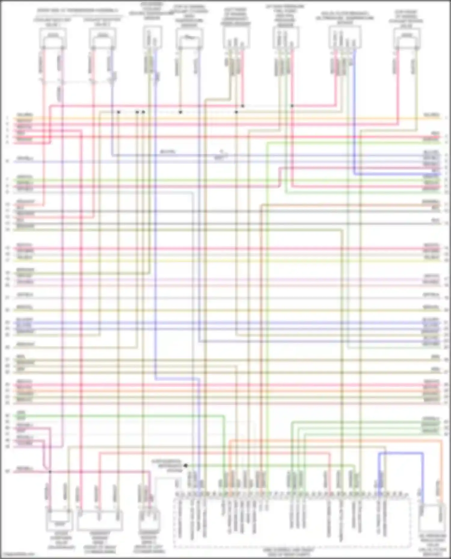 Wiring diagram ntc- for Porsche Cayman GT4 981 (2015-2016) (2 of 4)