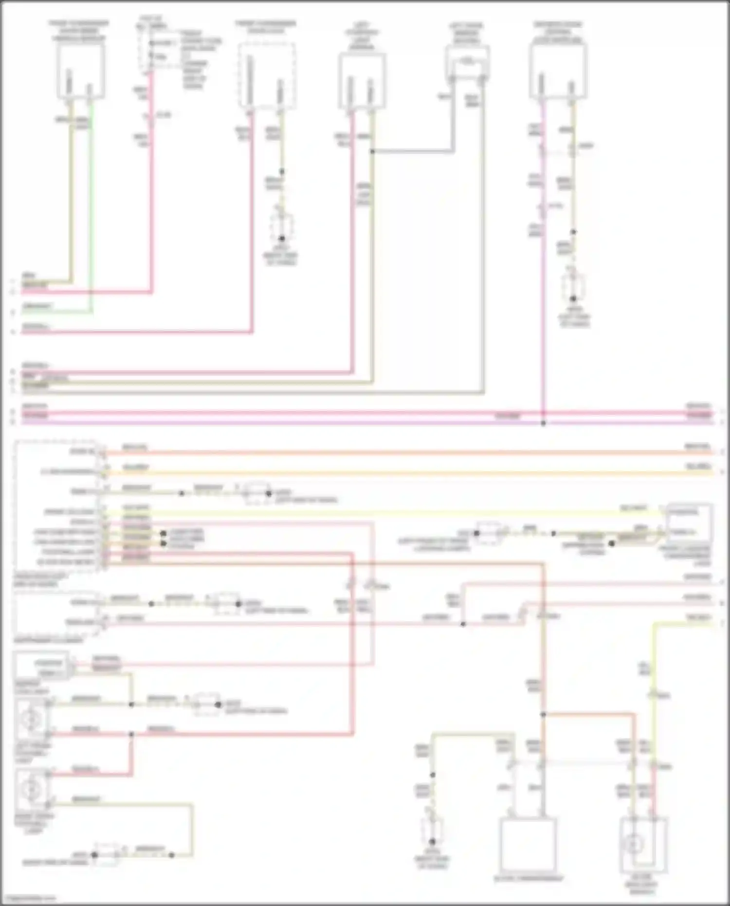 Wiring diagram org/brn for Porsche Cayman GT4 981 (2015-2016) (55 of 77)