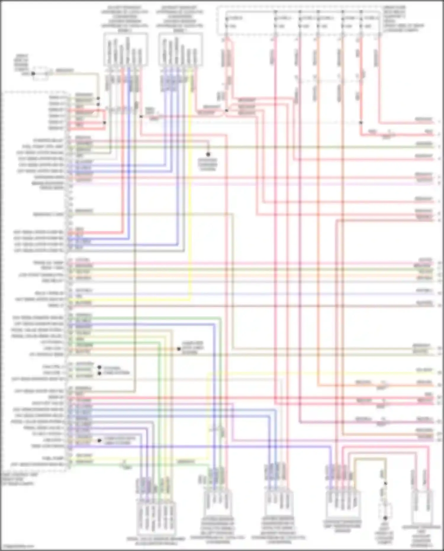 Wiring diagram pmp current for Porsche Cayman GT4 981 (2015-2016) (1 of 2)