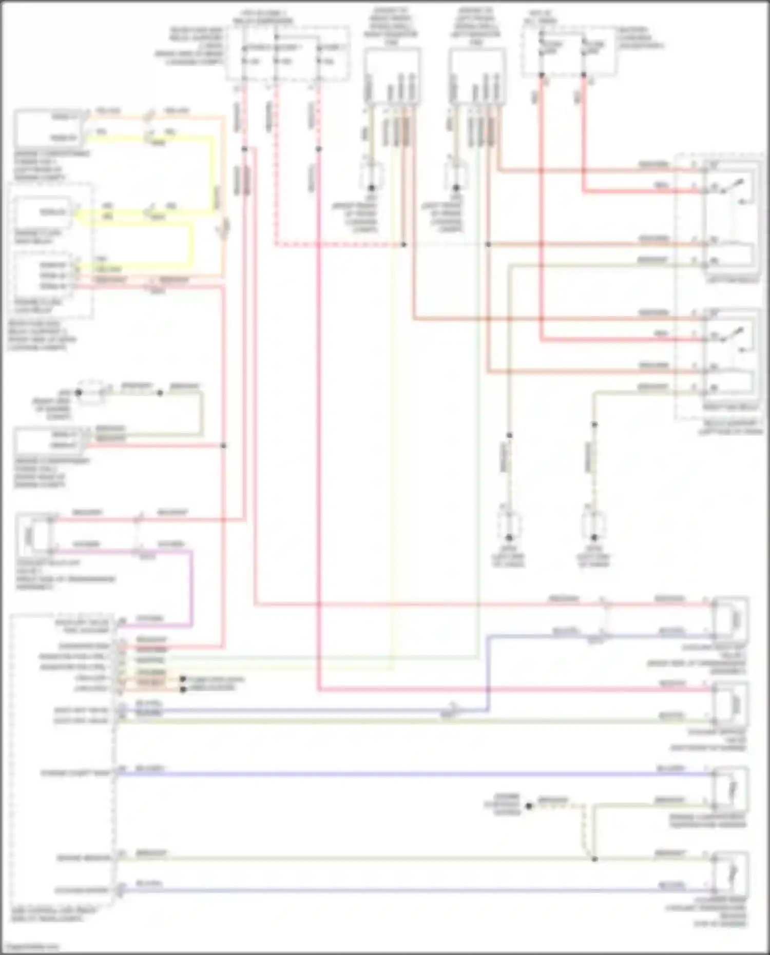 Wiring diagram red/grn for Porsche Cayman GT4 981 (2015-2016) (2 of 27)