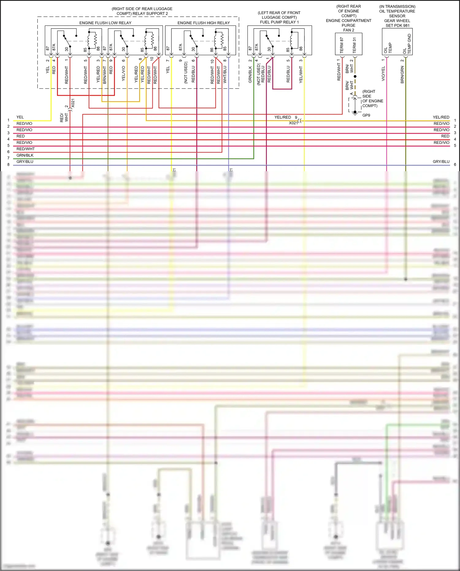 Wiring diagram term 31 for Porsche Cayman GT4 981 (2015-2016) (88 of 97)