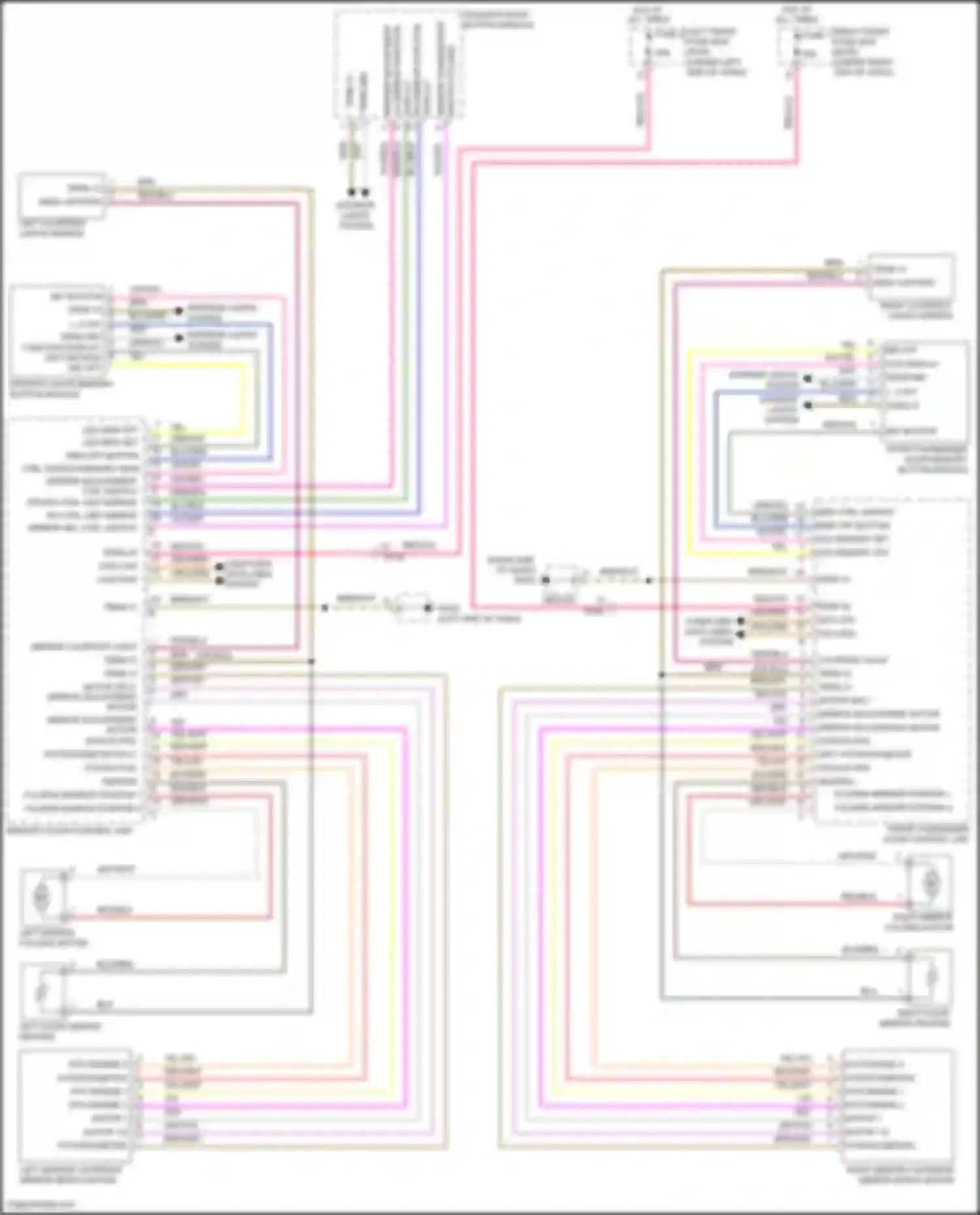 Wiring diagram mem ctrl switch for Porsche Cayman GT4 981 (2015-2016)