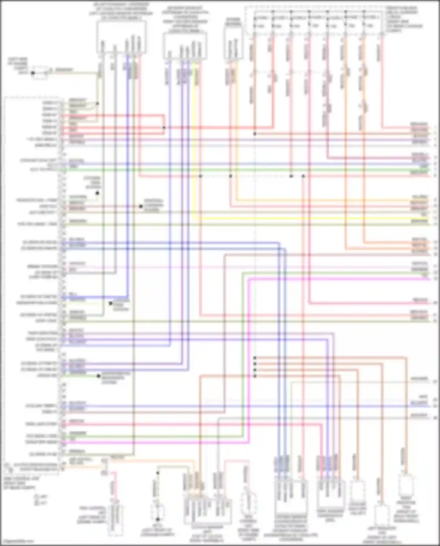 Cayman GT4 Porsche 982 (2019-2024): Wiring diagram engine performance 2.5l turbo (1 of 7)