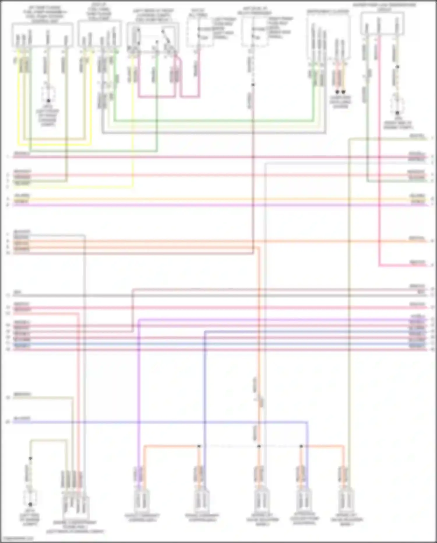 Cayman GT4 Porsche 982 (2019-2024): Wiring diagram engine performance 2.5l turbo (4 of 7)