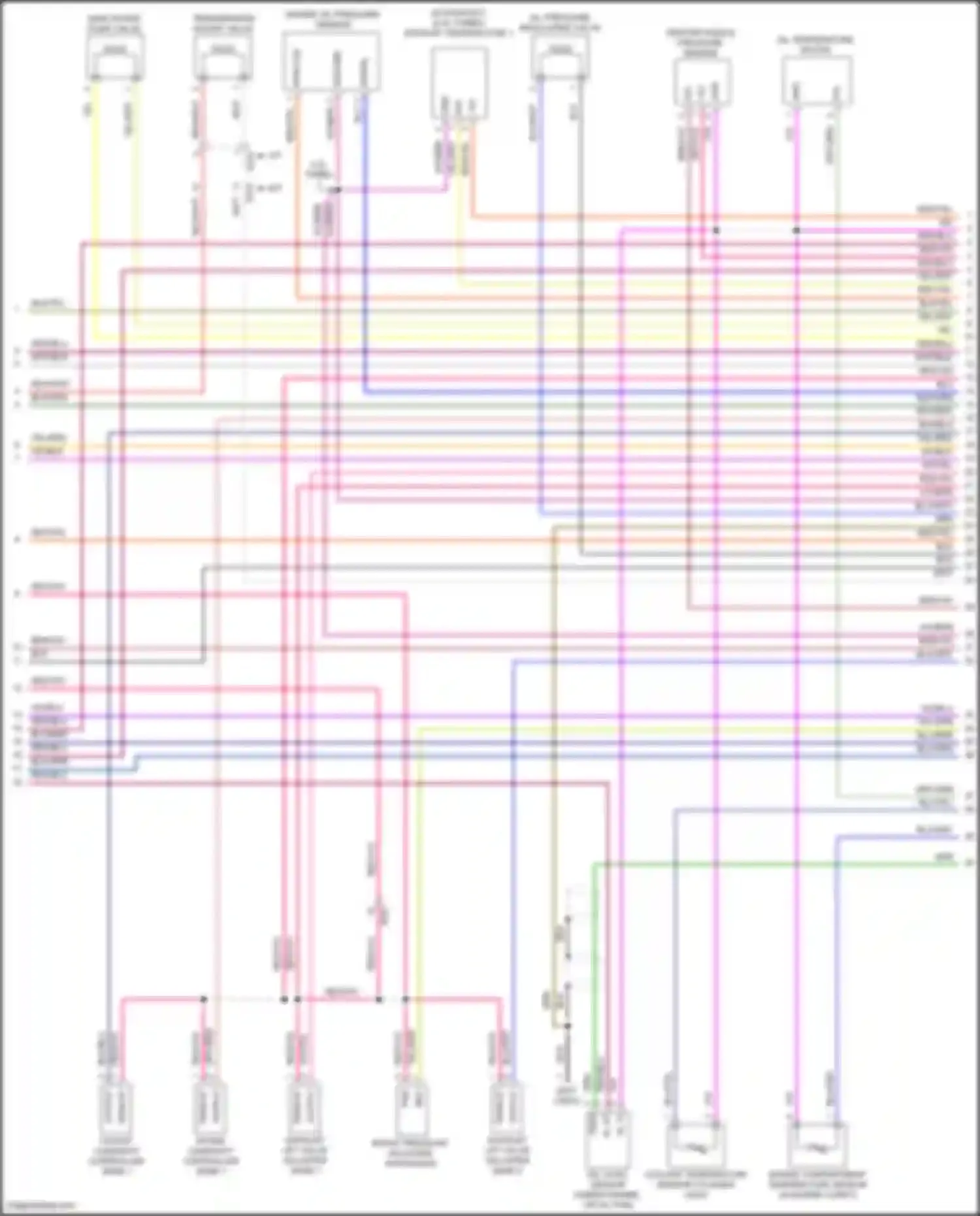 Cayman GT4 Porsche 982 (2019-2024): Wiring diagram engine performance 2.5l turbo (5 of 7)