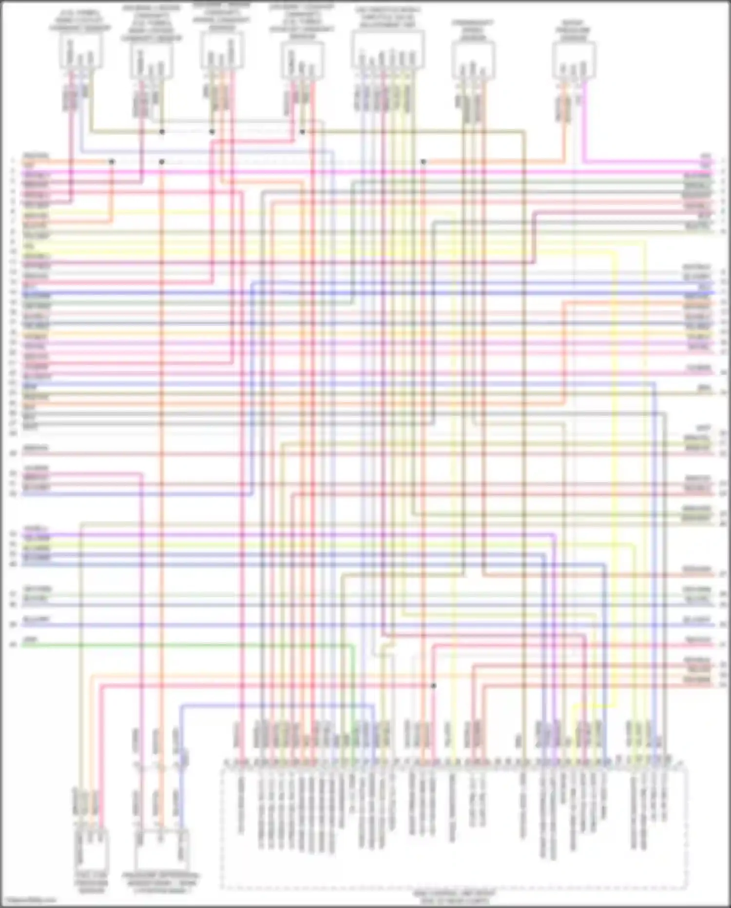 Cayman GT4 Porsche 982 (2019-2024): Wiring diagram engine performance 2.5l turbo (6 of 7)