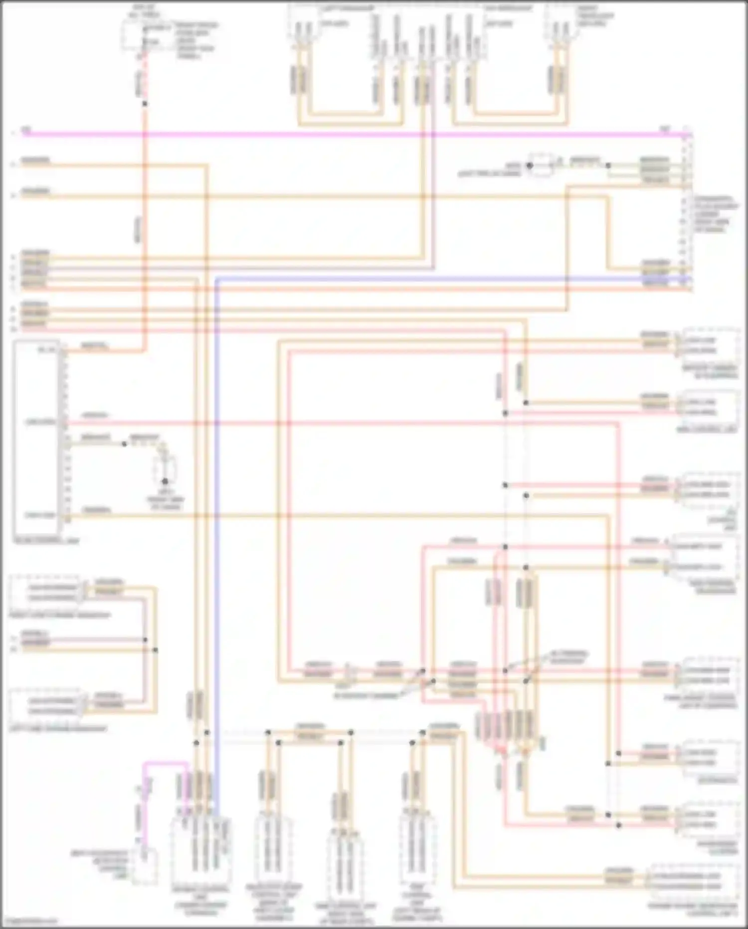 Wiring diagram air bag control unit for Porsche Cayman GT4 982 (2019-2024) (1 of 4)
