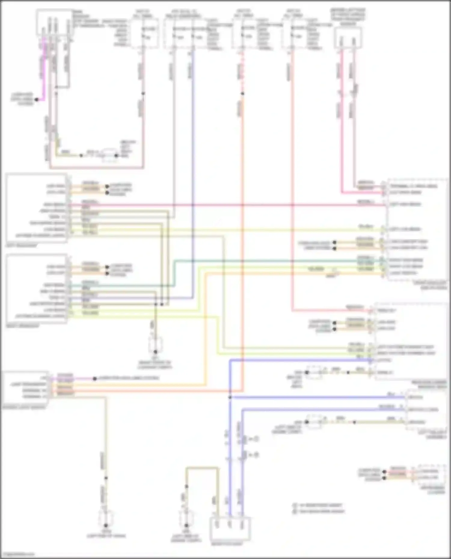 Wiring diagram blk for Porsche Cayman GT4 982 (2019-2024) (54 of 91)