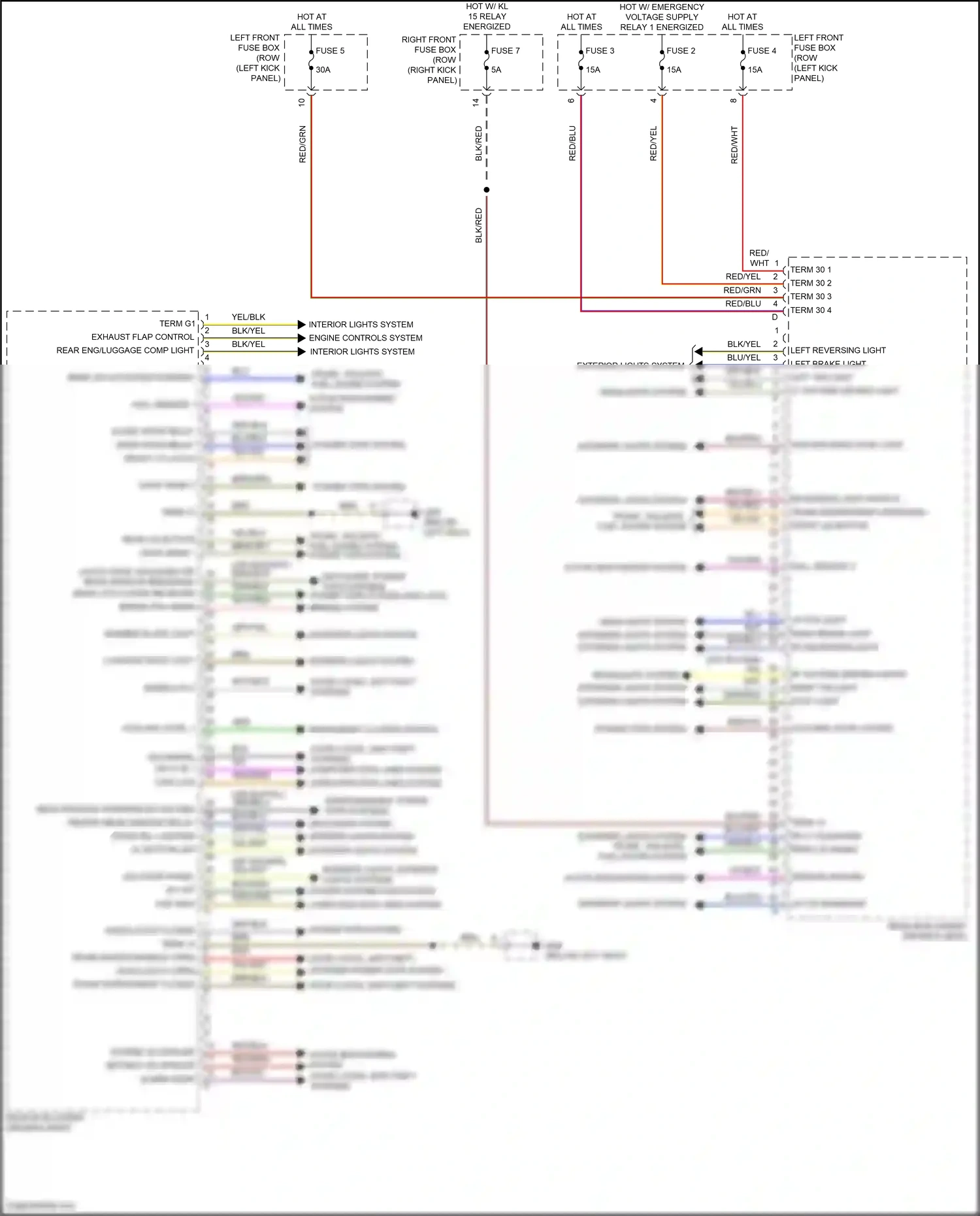 Wiring diagram computer data lines system for Porsche Cayman GT4 982 (2019-2024) (59 of 84)