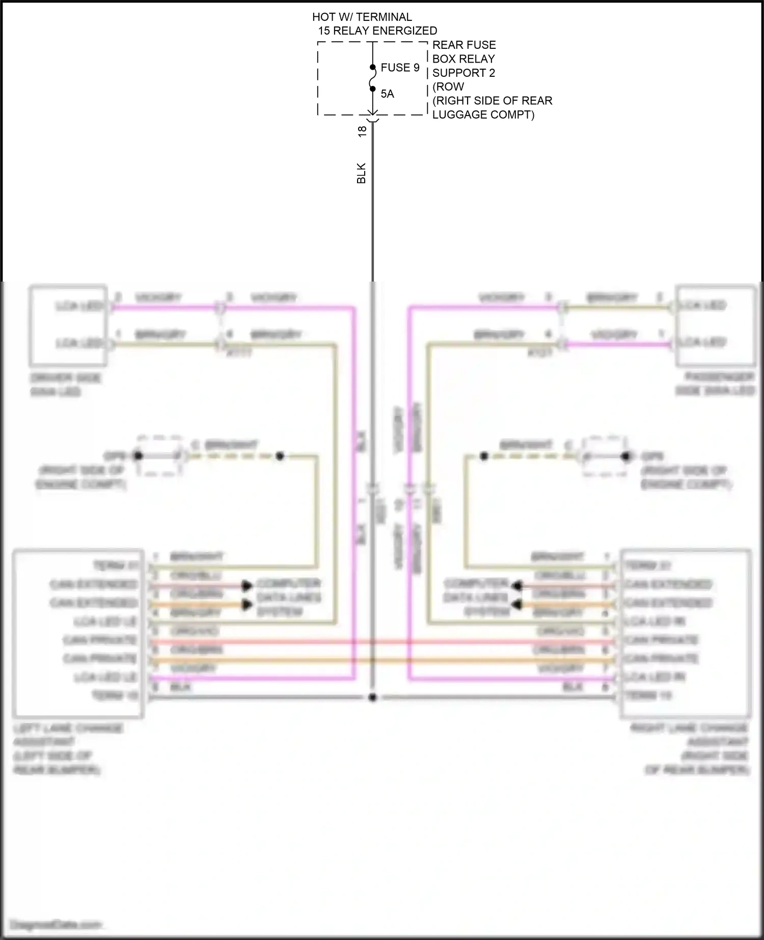 Wiring diagram computer data lines system for Porsche Cayman GT4 982 (2019-2024) (45 of 84)