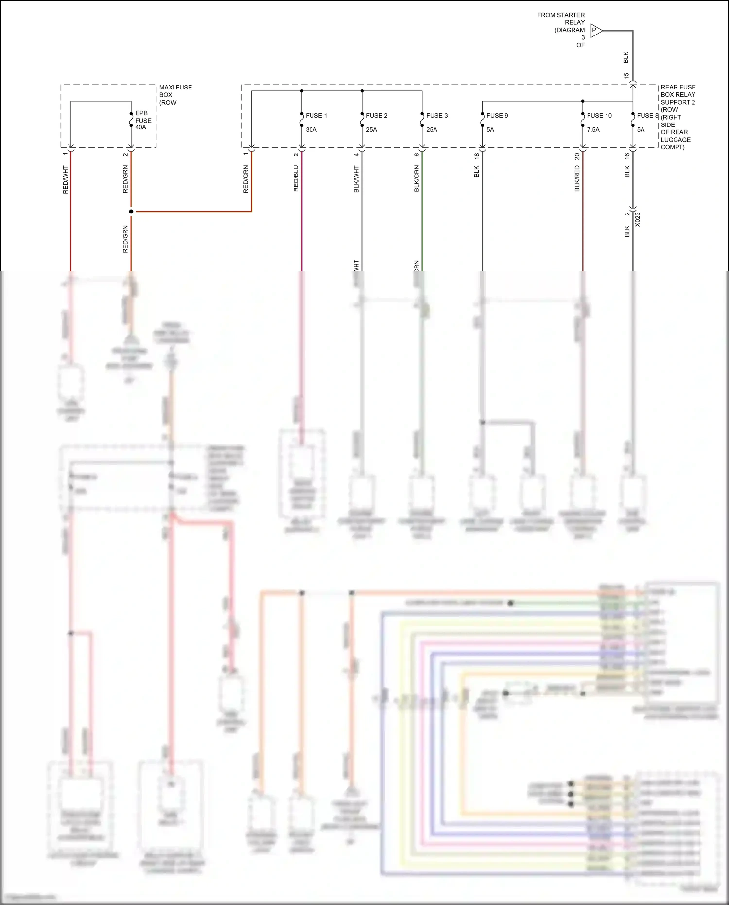 Wiring diagram computer data lines system for Porsche Cayman GT4 982 (2019-2024) (27 of 84)