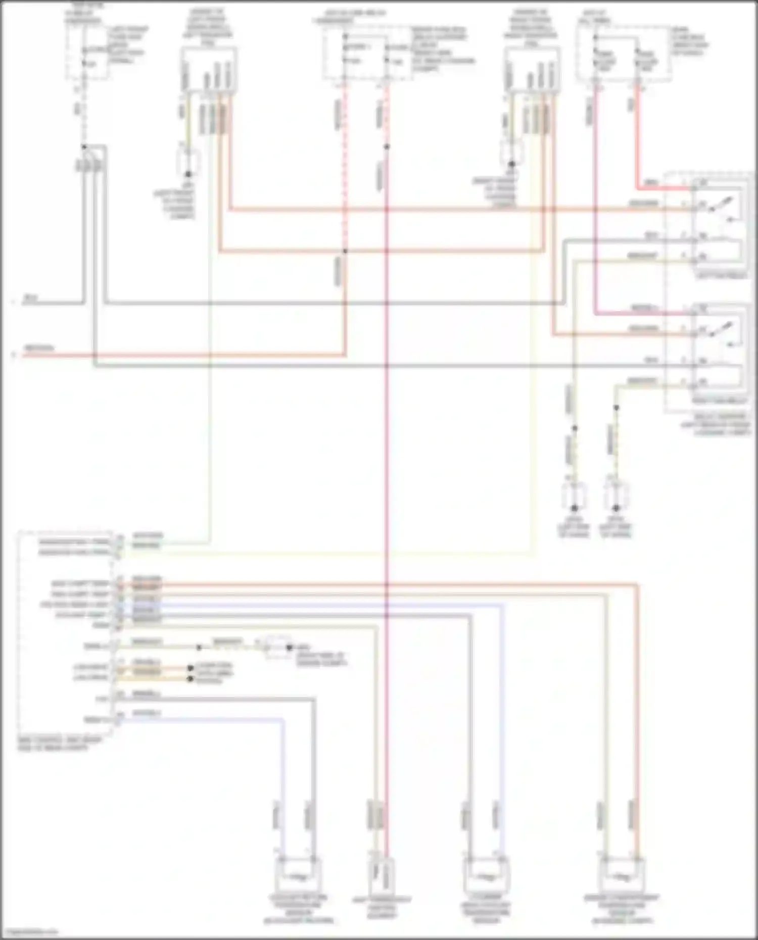 Wiring diagram coolant temp 1 for Porsche Cayman GT4 982 (2019-2024) (3 of 5)