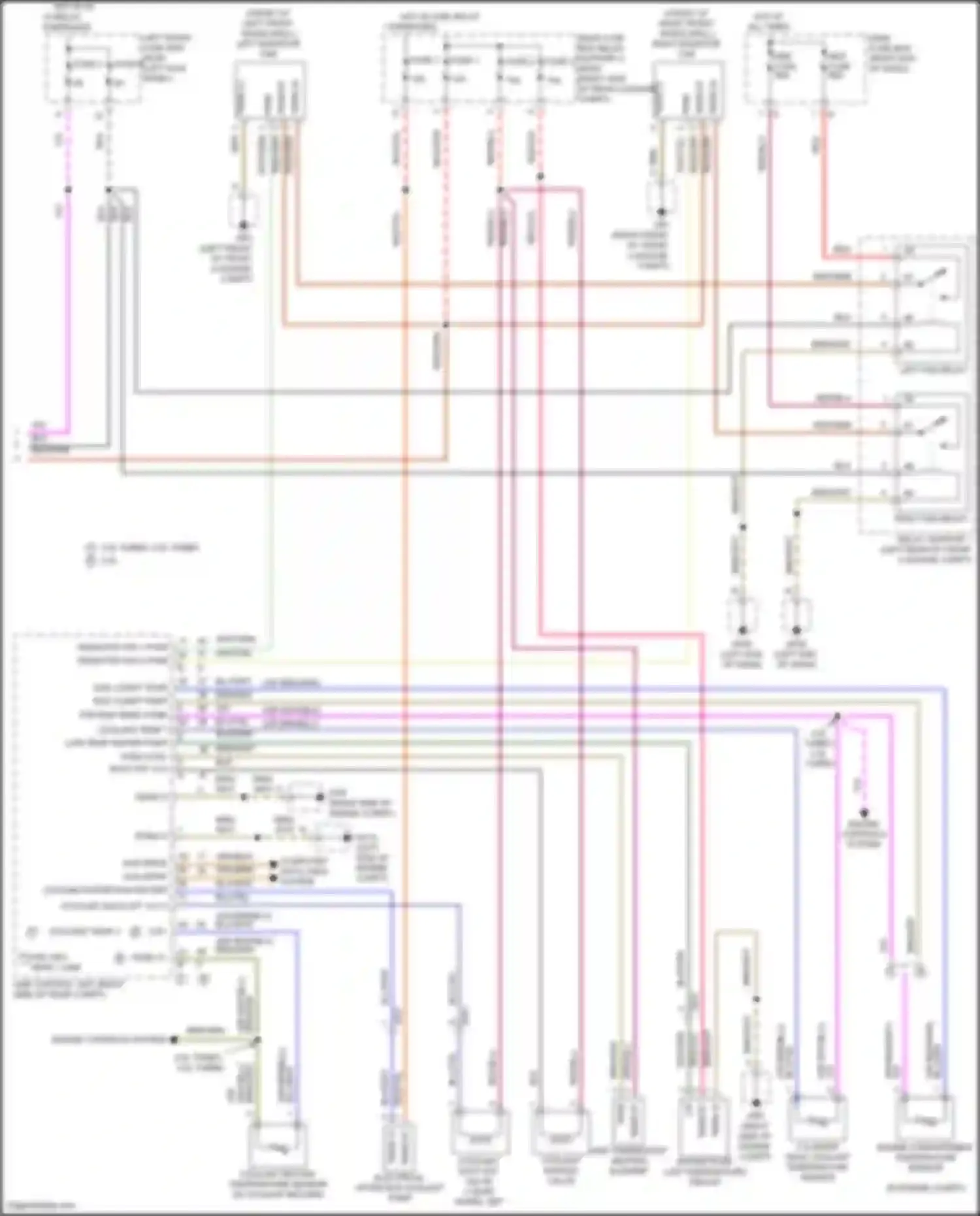 Wiring diagram coolant temp 1 for Porsche Cayman GT4 982 (2019-2024) (1 of 5)