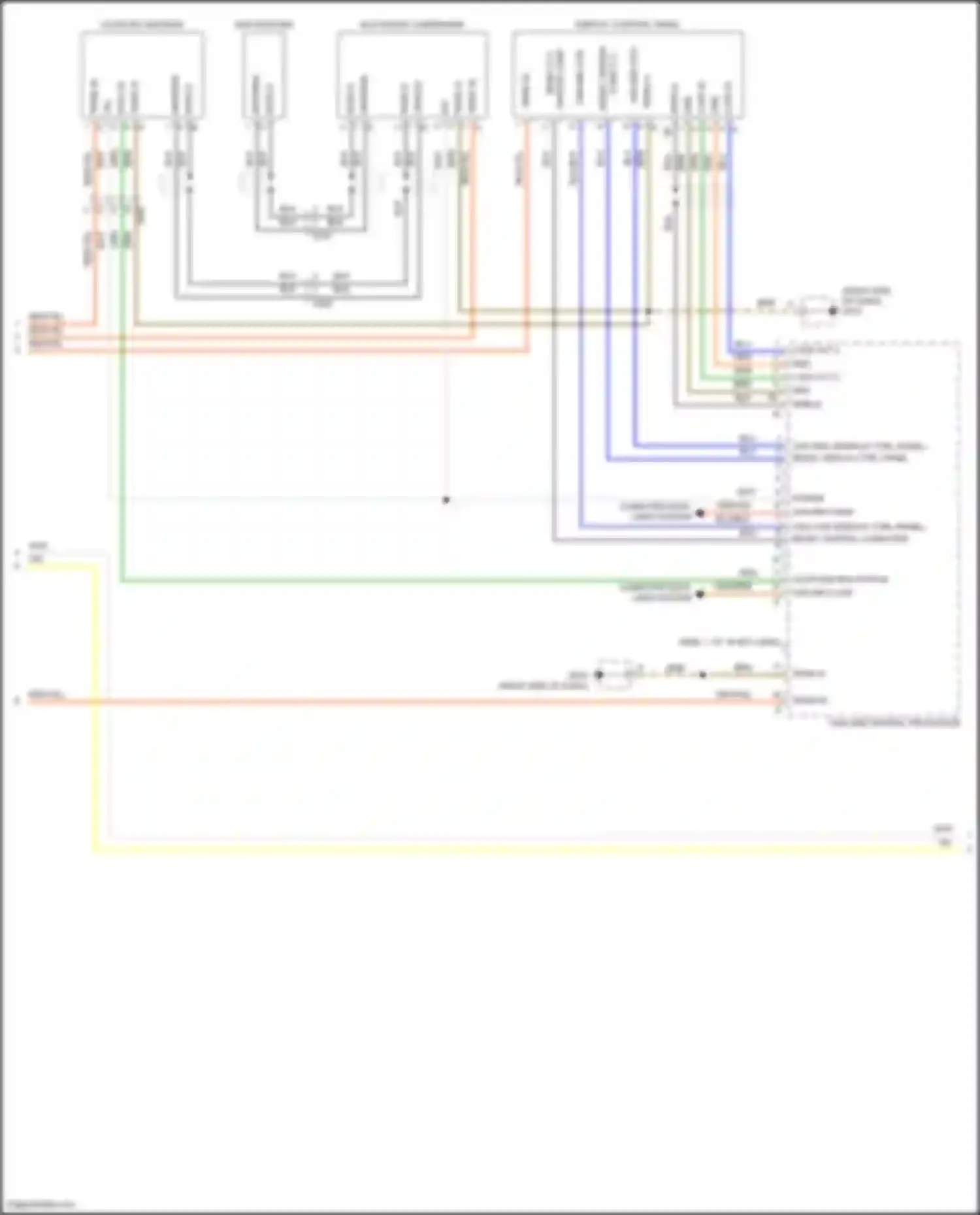 Wiring diagram comp d c p for Porsche Cayman GT4 982 (2019-2024)