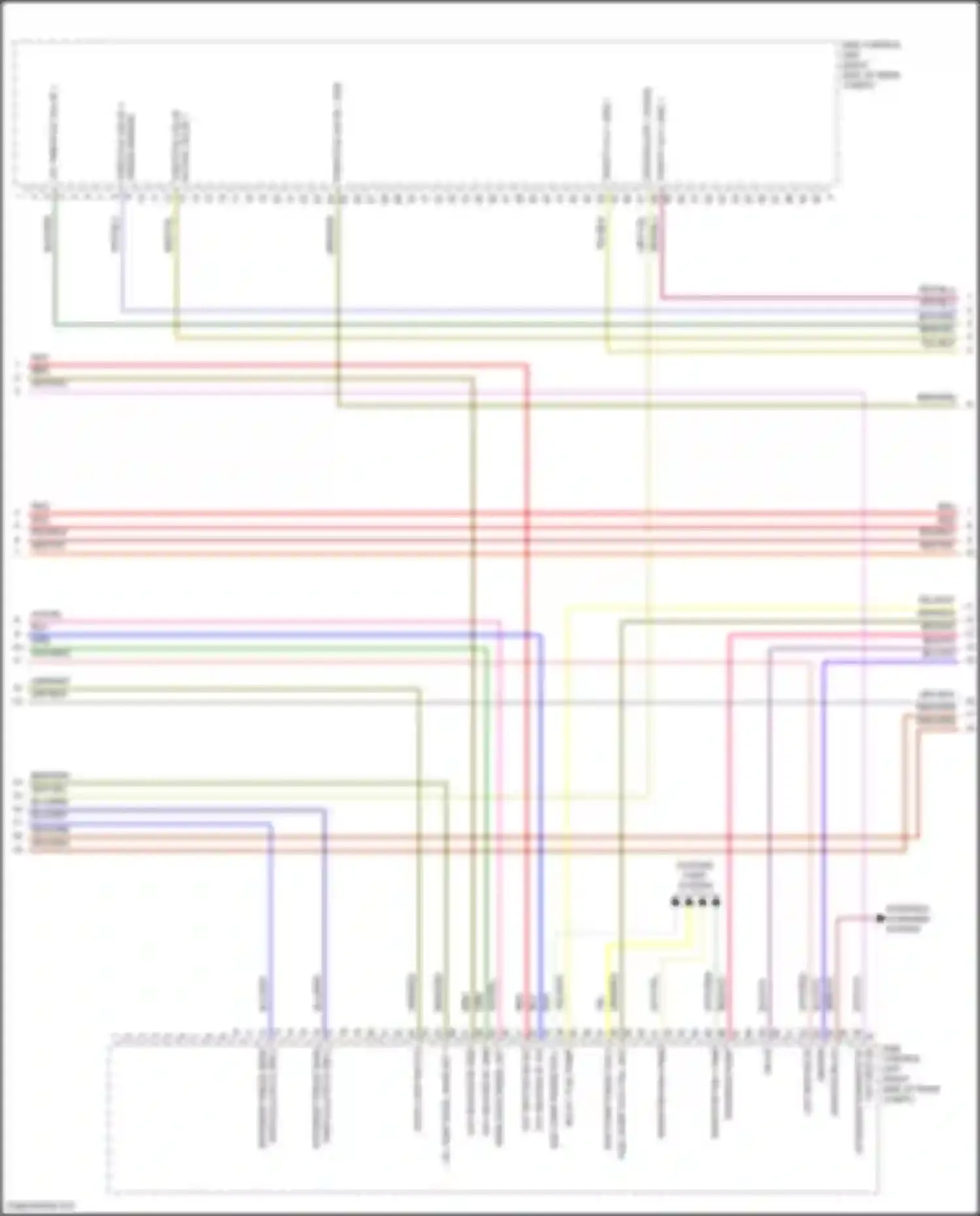 Wiring diagram controller 1 intake for Porsche Cayman GT4 982 (2019-2024)