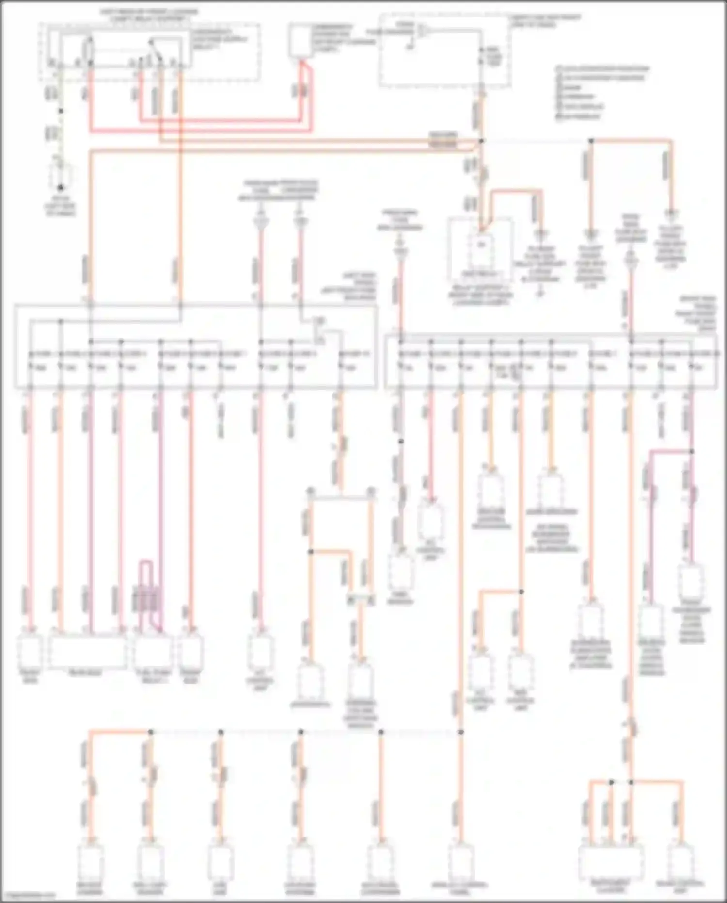 Wiring diagram fuse 1 for Porsche Cayman GT4 982 (2019-2024) (7 of 30)