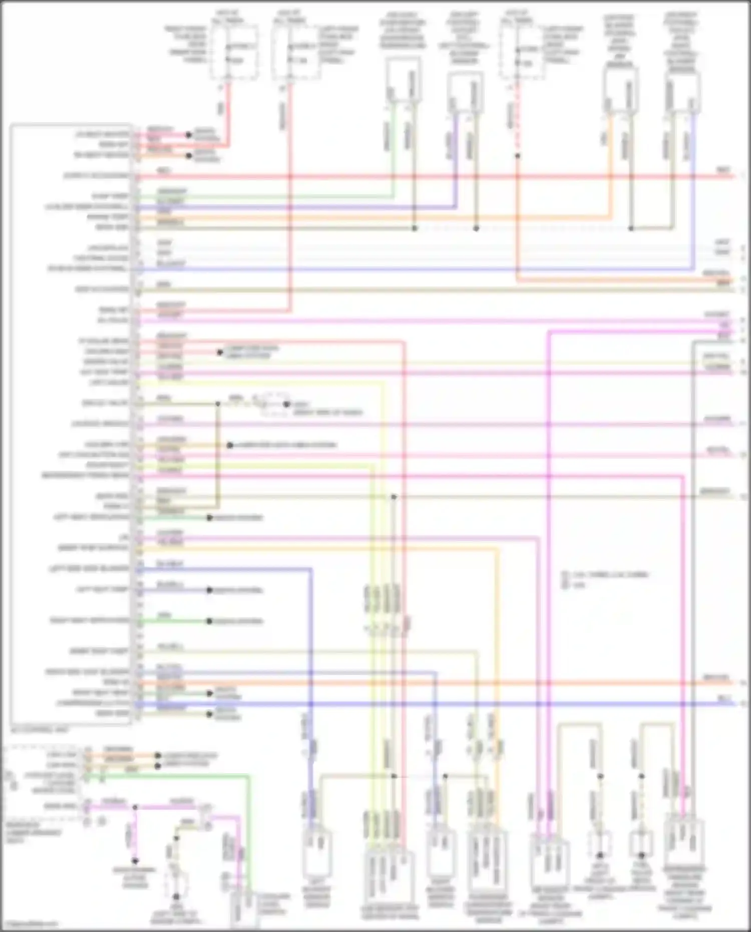 Wiring diagram fuse 1 for Porsche Cayman GT4 982 (2019-2024) (21 of 30)
