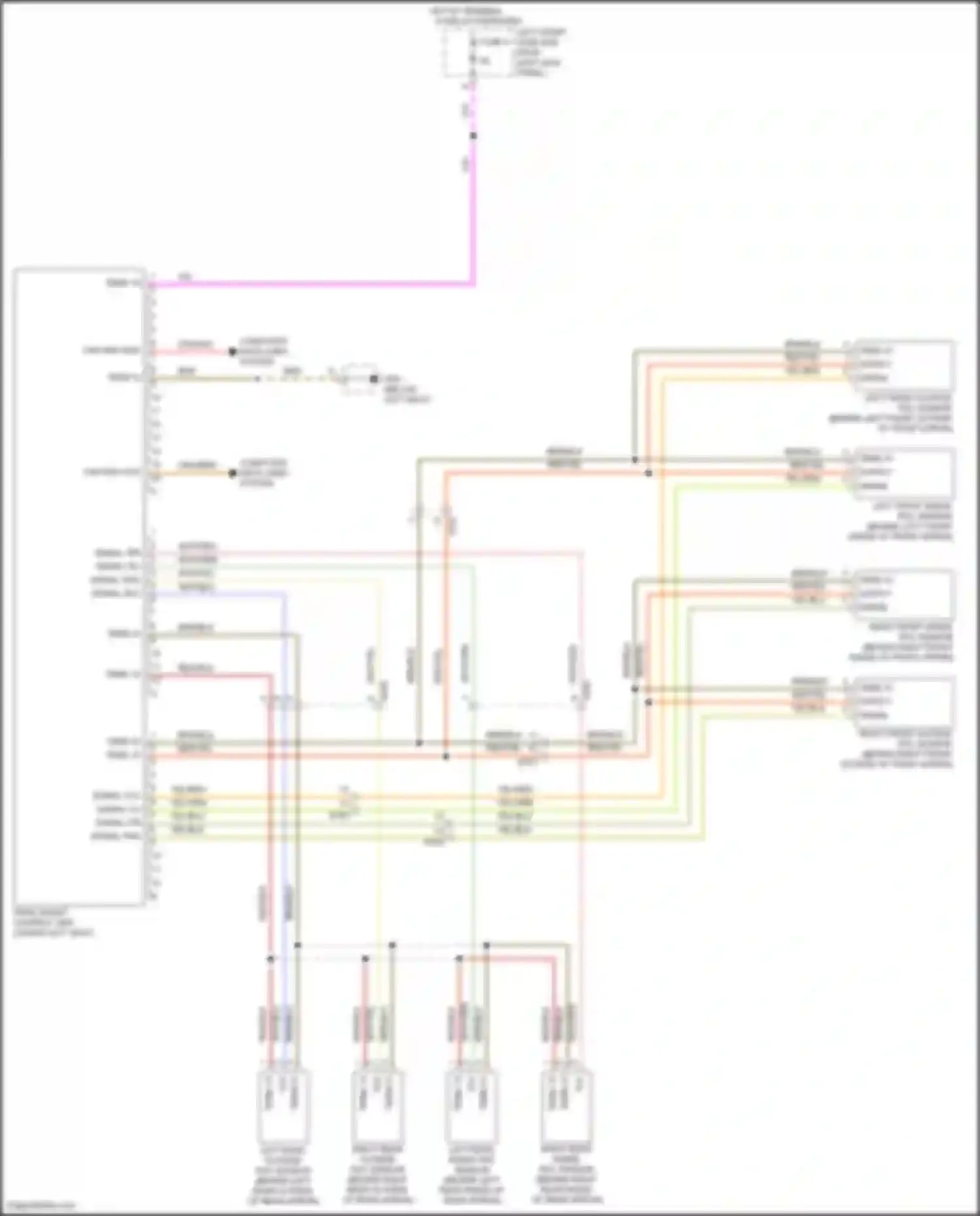 Wiring diagram fuse 4 for Porsche Cayman GT4 982 (2019-2024) (28 of 36)