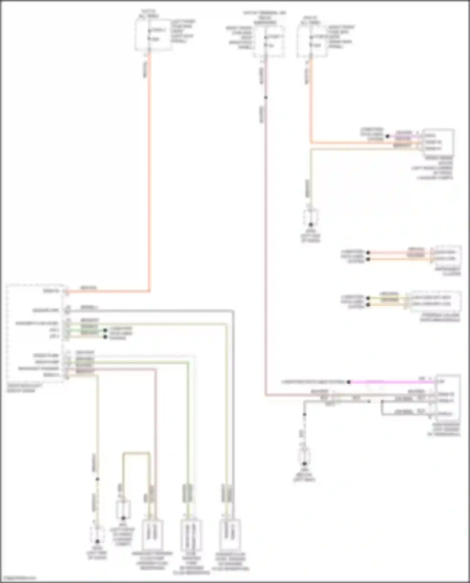 Wiring diagram steering column switching module for Porsche Cayman GT4 982 (2019-2024)