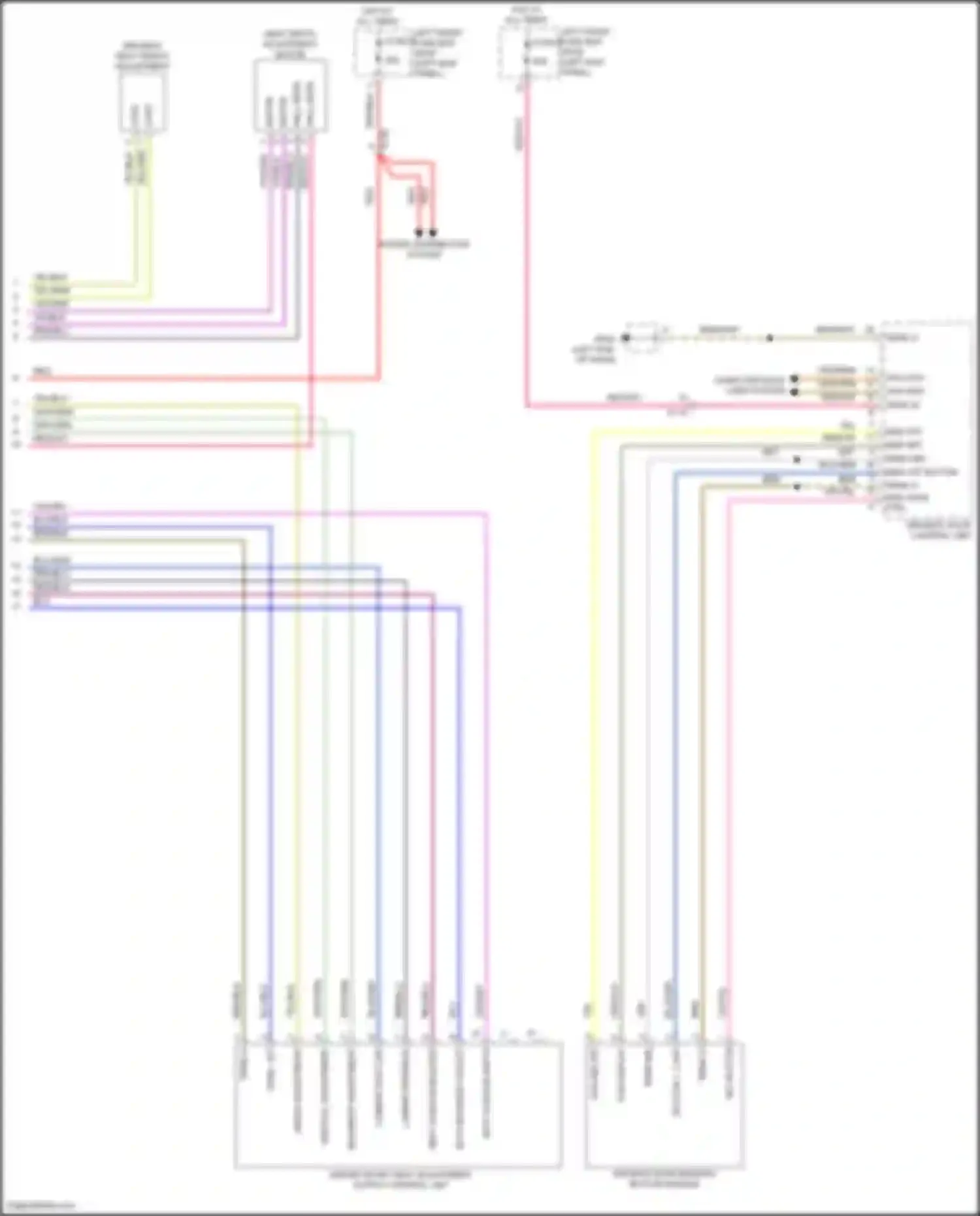 Wiring diagram mem off button for Porsche Cayman GT4 982 (2019-2024)