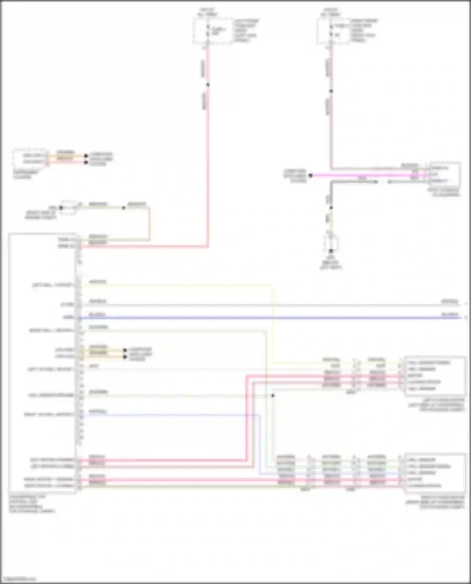 Wiring diagram hall sensor signal for Porsche Cayman GT4 982 (2019-2024)