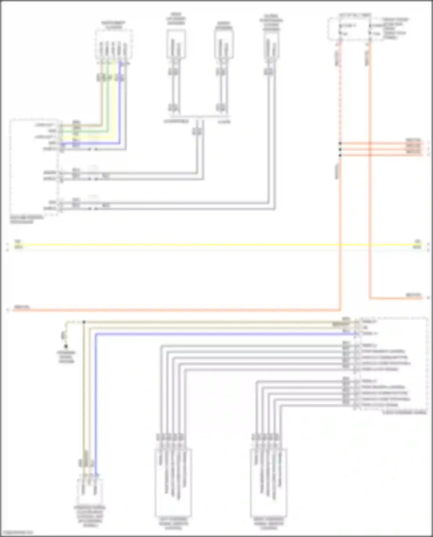 Wiring diagram analog code photocell for Porsche Cayman GT4 982 (2019-2024)
