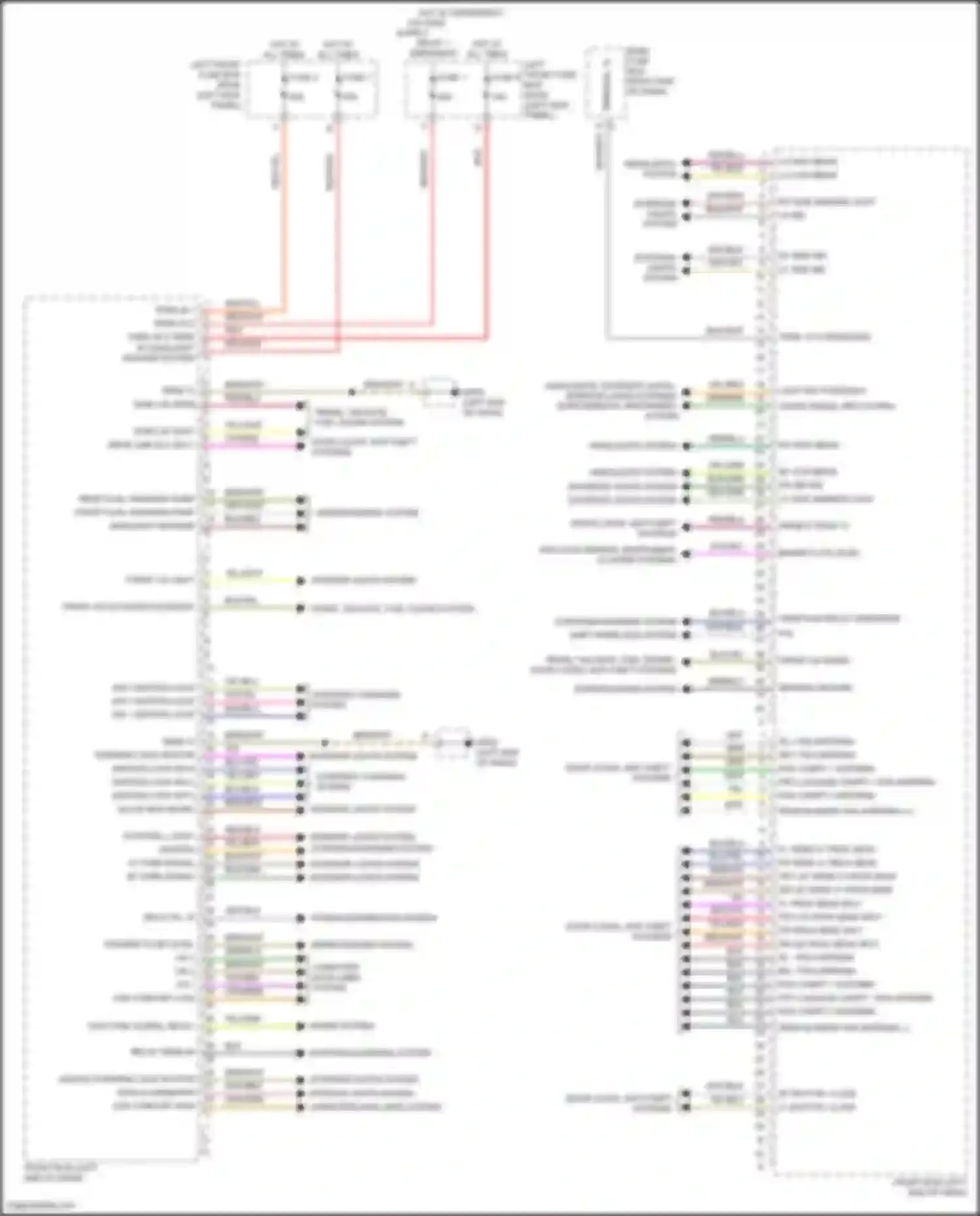 Wiring diagram shift interlock system for Porsche Cayman GT4 982 (2019-2024)