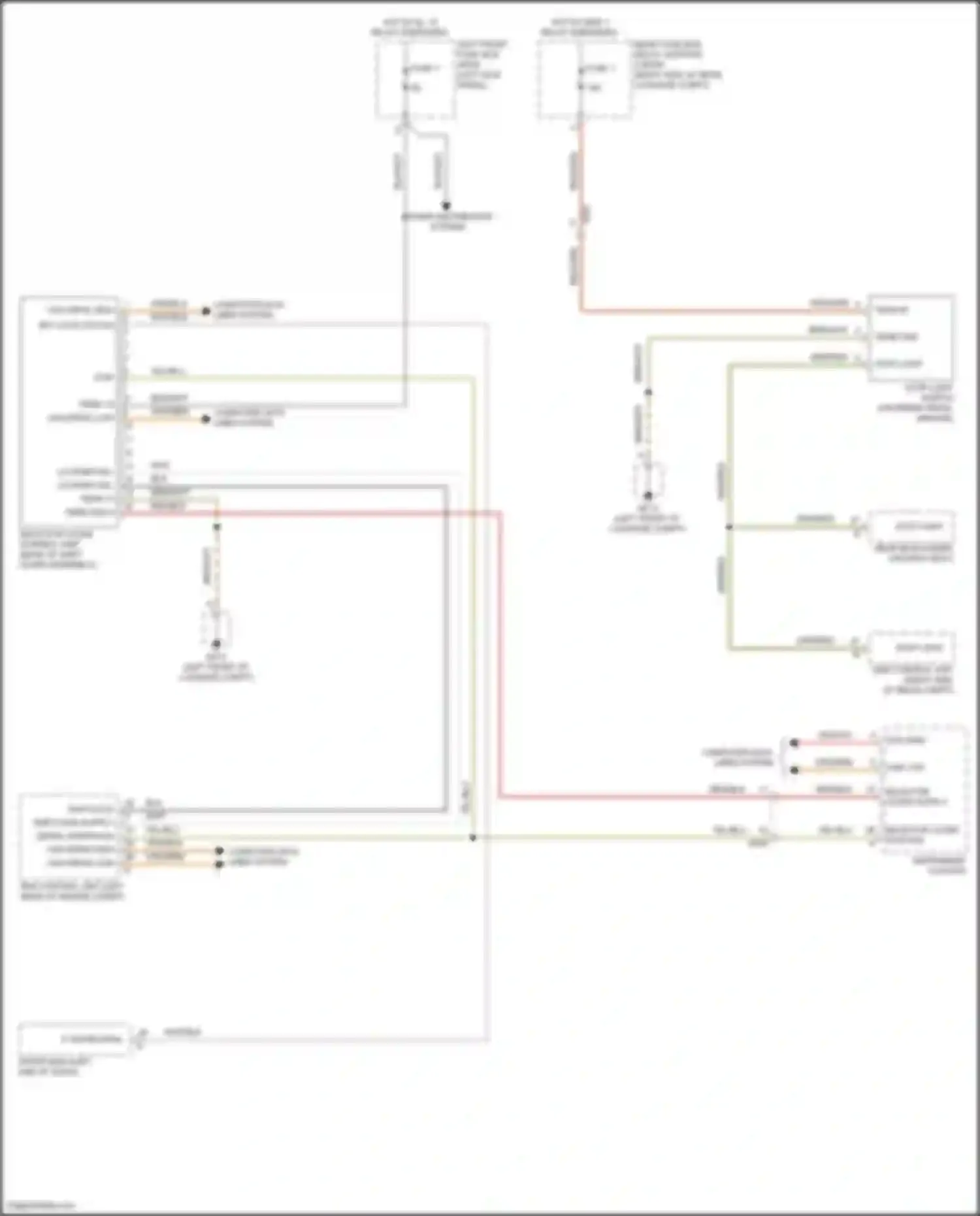 Wiring diagram computer data lines system for Porsche Cayman GT4 982 (2019-2024)