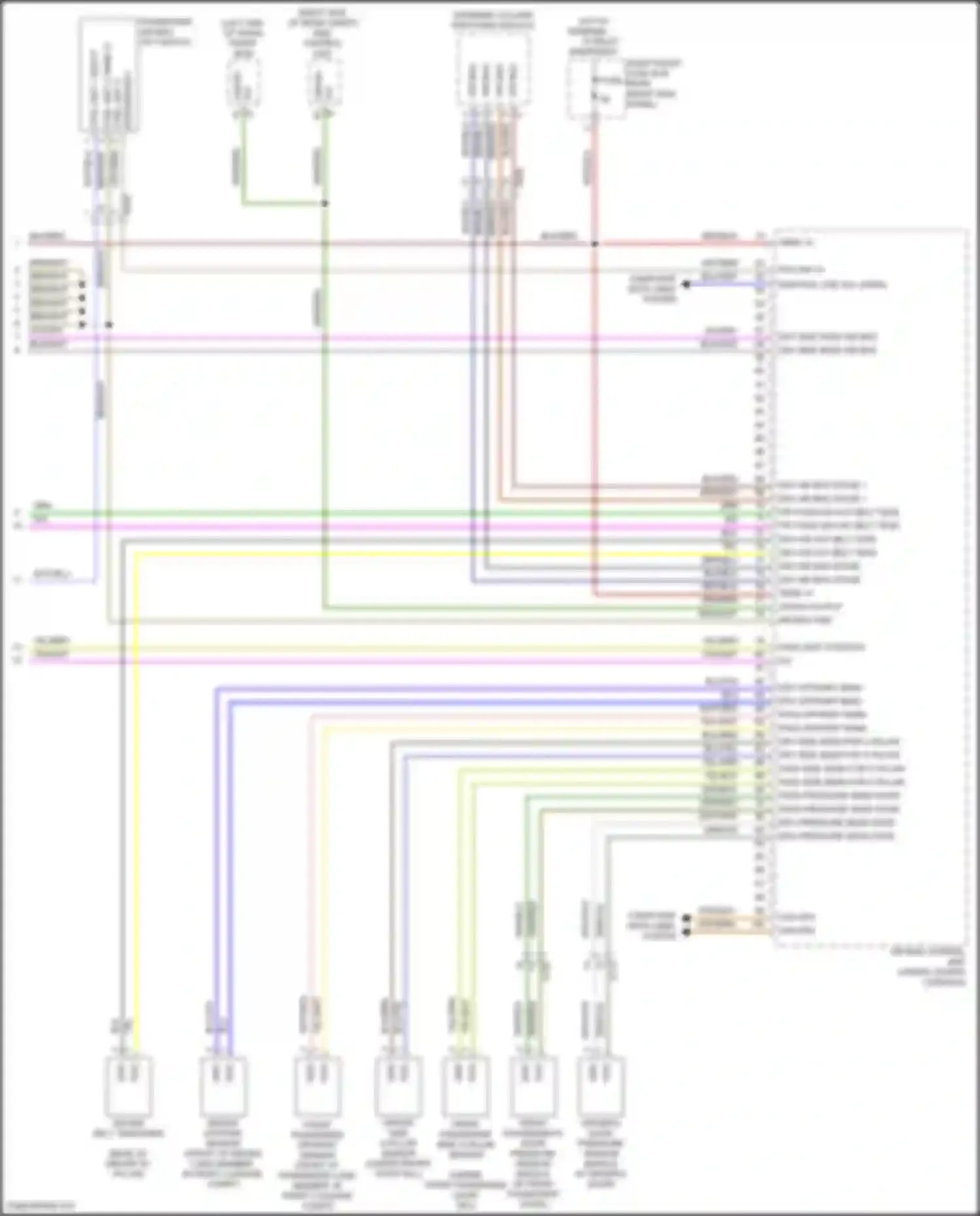 Wiring diagram ctrl unit 2 for Porsche Cayman GT4 982 (2019-2024)