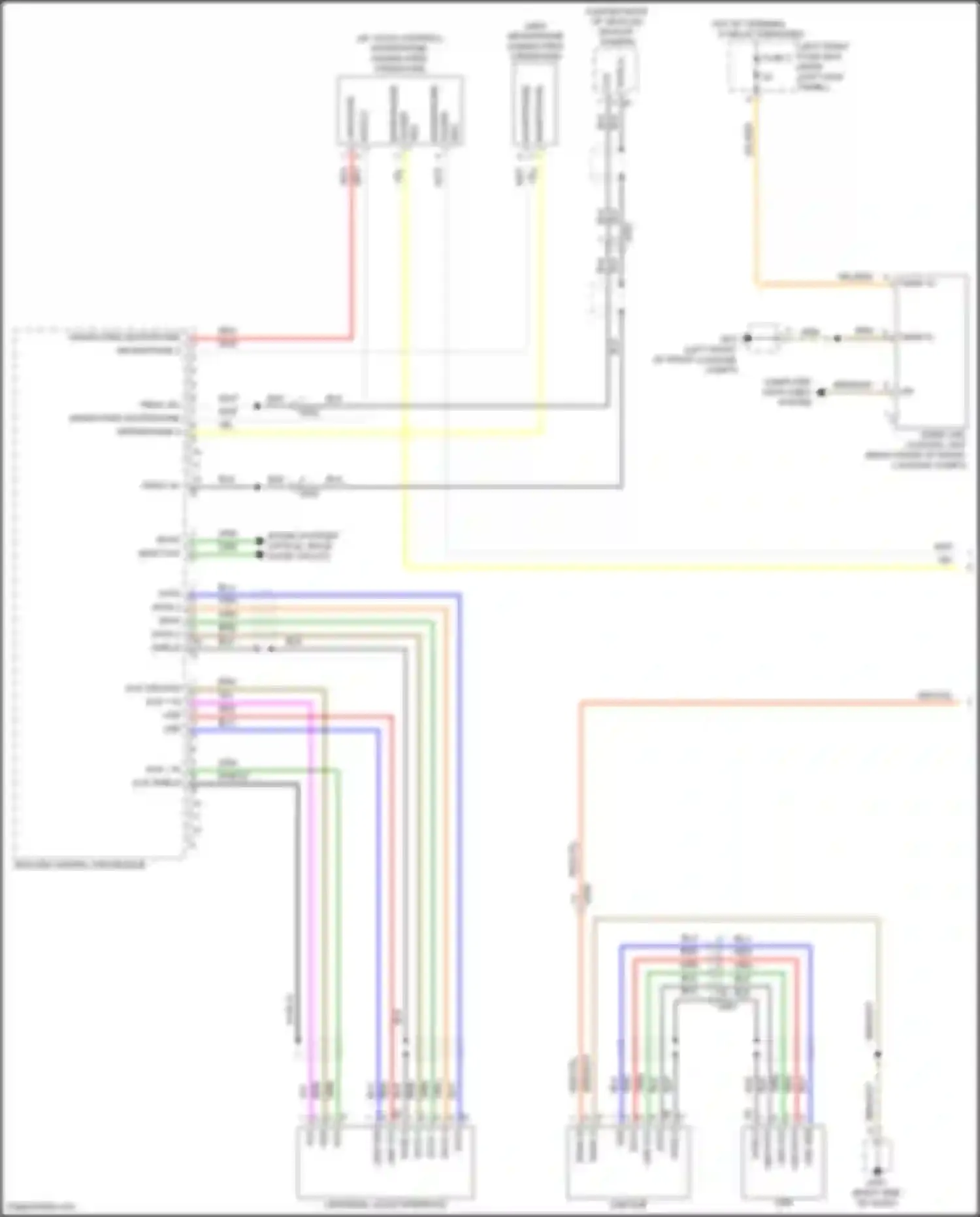Wiring diagram usb vcc for Porsche Cayman GT4 982 (2019-2024)