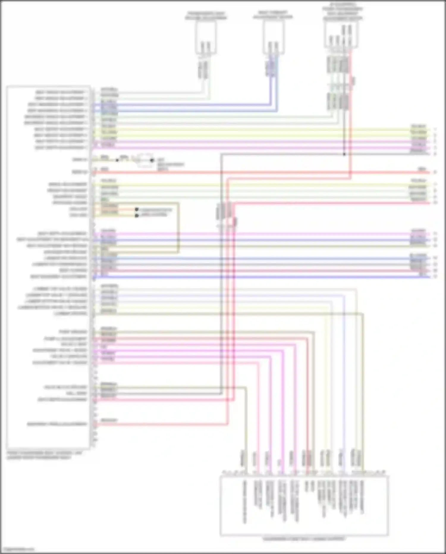 Wiring diagram drv/pass coding for Porsche Cayman GT4 982 (2019-2024)