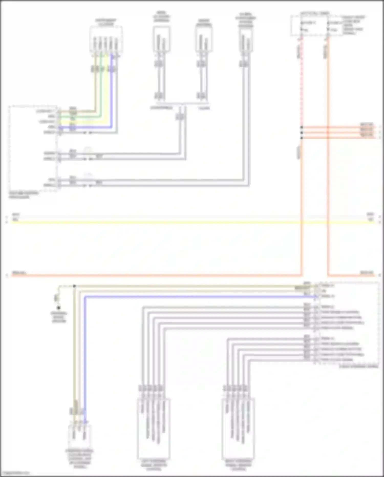 Wiring diagram lvds out 1+ for Porsche Cayman GT4 982 (2019-2024) (3 of 6)