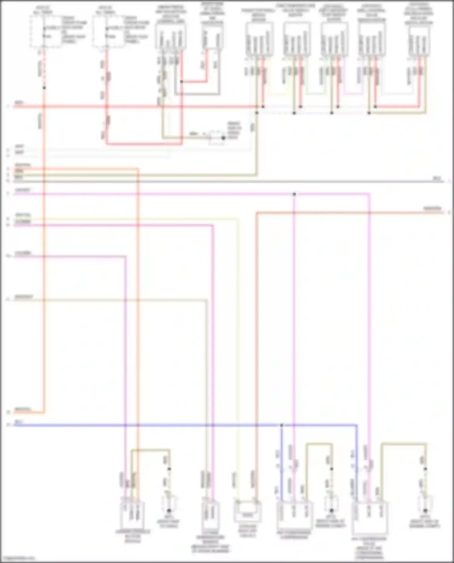 Wiring diagram lin output for Porsche Cayman GT4 982 (2019-2024)