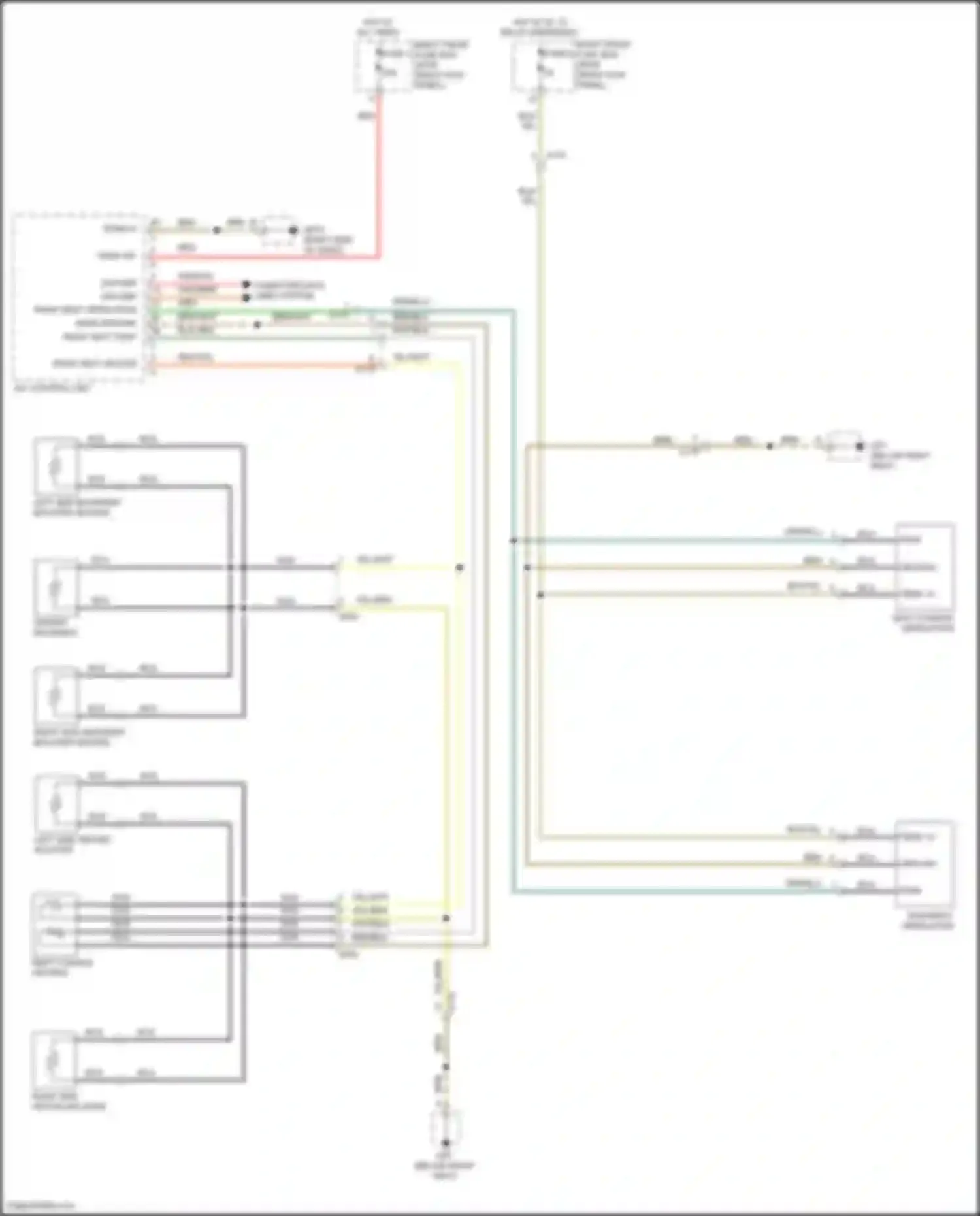 Wiring diagram red for Porsche Cayman GT4 982 (2019-2024) (9 of 71)