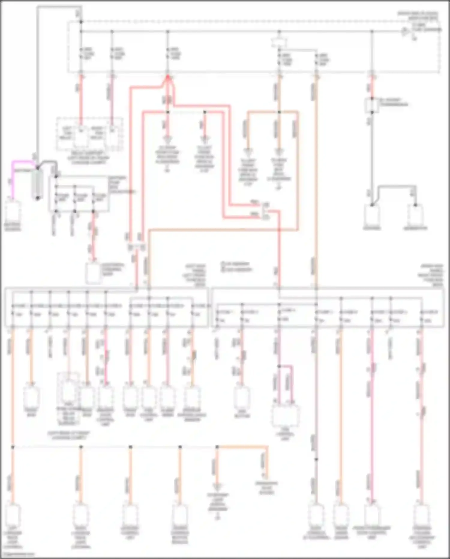 Wiring diagram red for Porsche Cayman GT4 982 (2019-2024) (25 of 71)