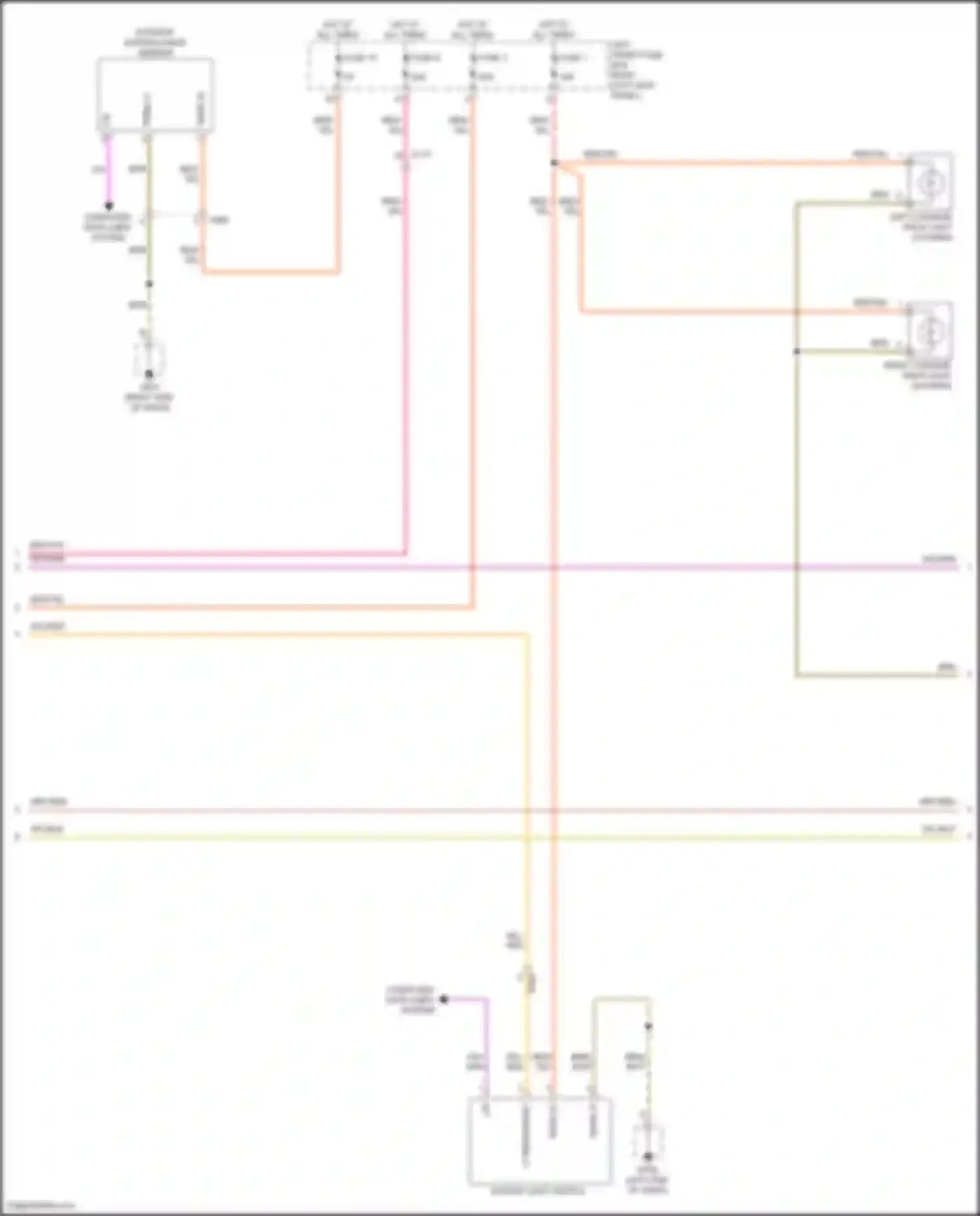 Wiring diagram red for Porsche Cayman GT4 982 (2019-2024) (46 of 71)