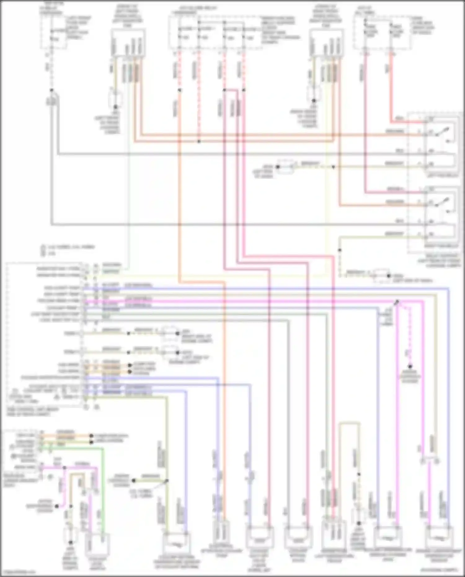 Wiring diagram red for Porsche Cayman GT4 982 (2019-2024) (43 of 71)