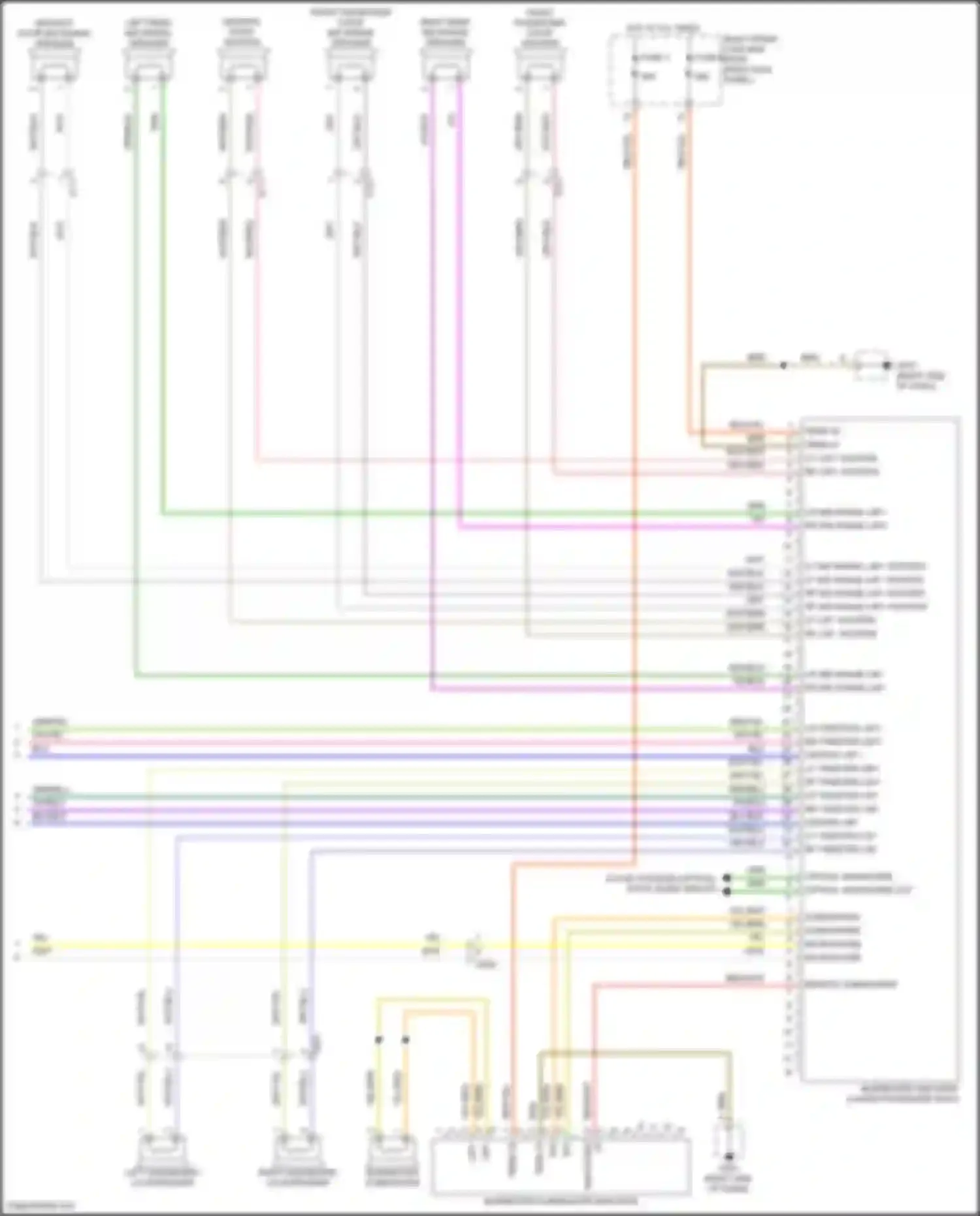 Wiring diagram rr tweeter lsp - for Porsche Cayman GT4 982 (2019-2024) (1 of 2)